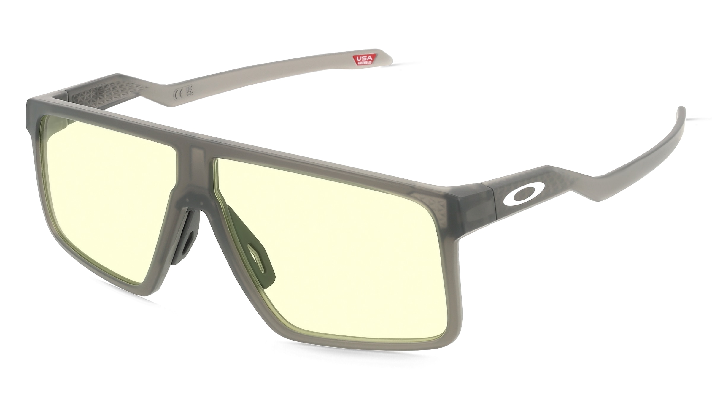 Oakley OO9285 Herren-Sonnenbrille Vollrand Quadratisch Kunststoff-Gestell, Grau