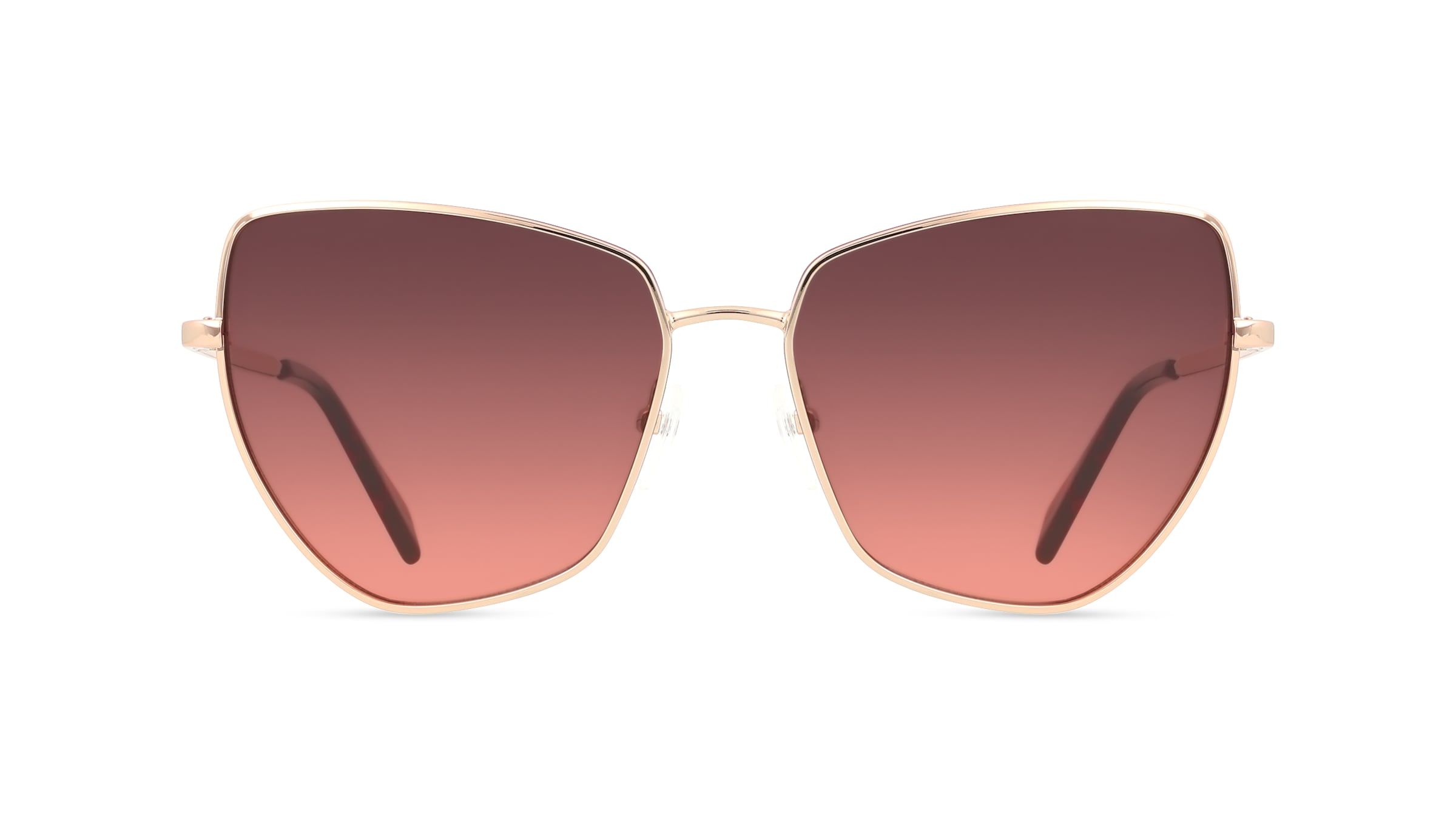 Liu Jo LJ159S Damen-Sonnenbrille Vollrand Eckig Metall-Gestell, pink