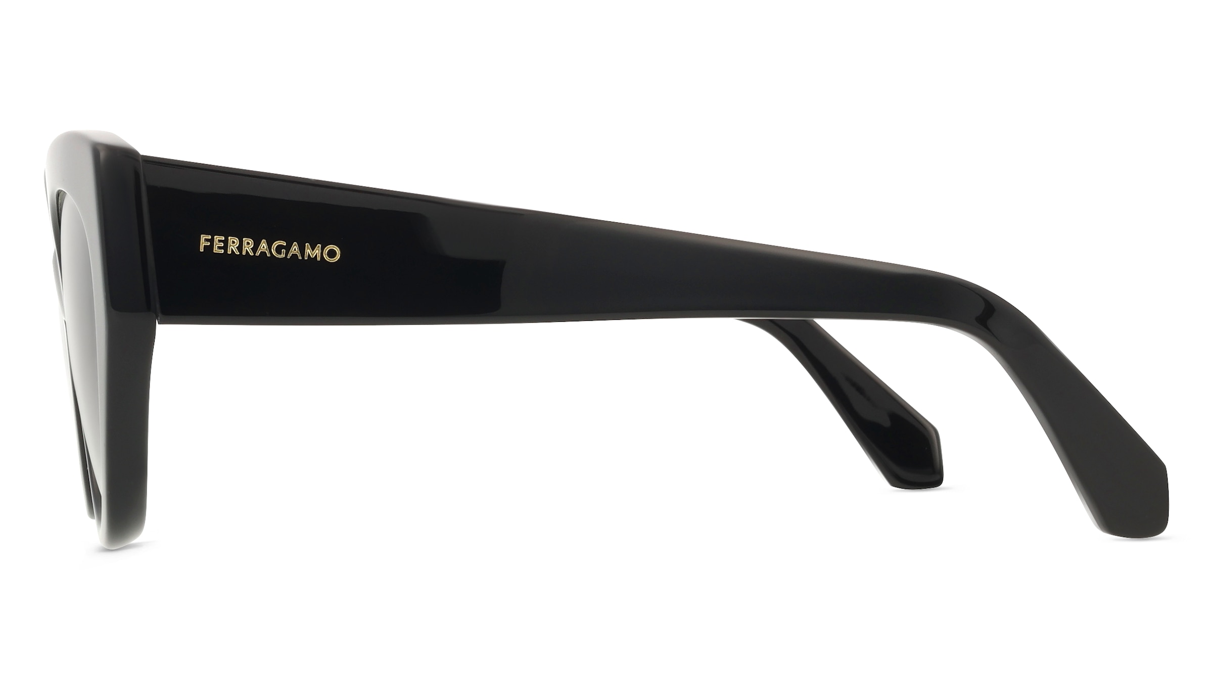 Thumbnail - Ferragamo SF1107S Damen-Sonnenbrille Vollrand Quadratisch Acetat-Gestell, schwarz