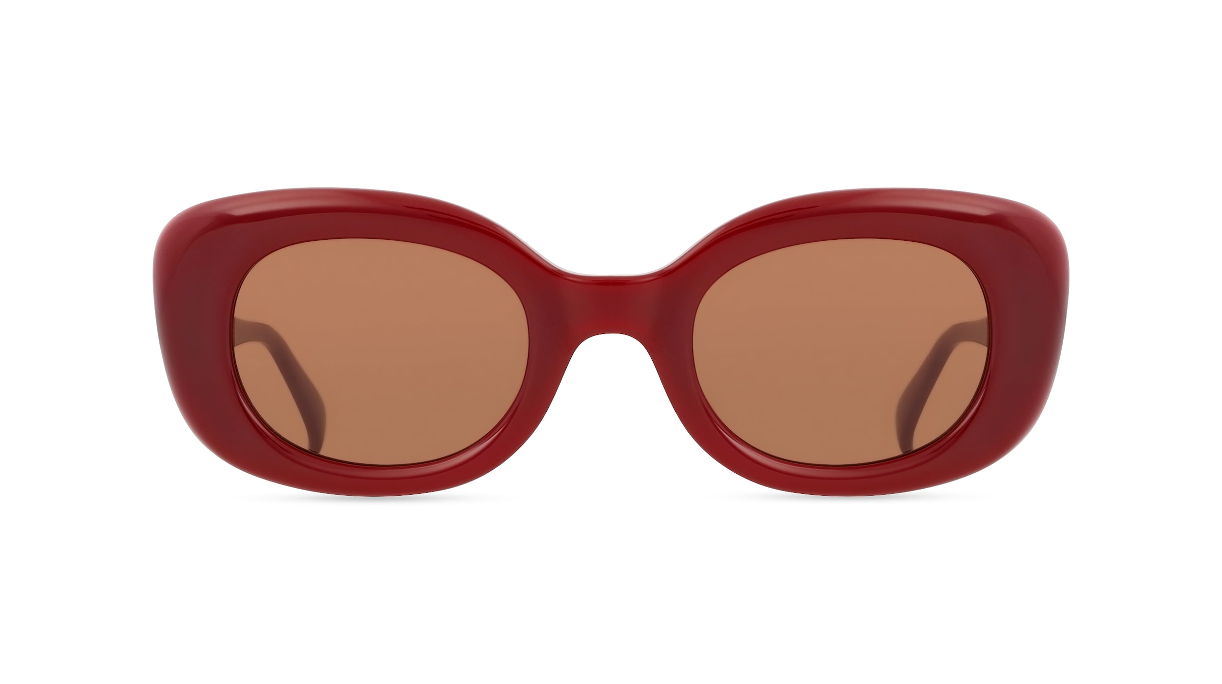 Fielmann MC 625 SUN FA FRIDA Damen-Sonnenbrille Vollrand Oval Propionat-Gestell, rot