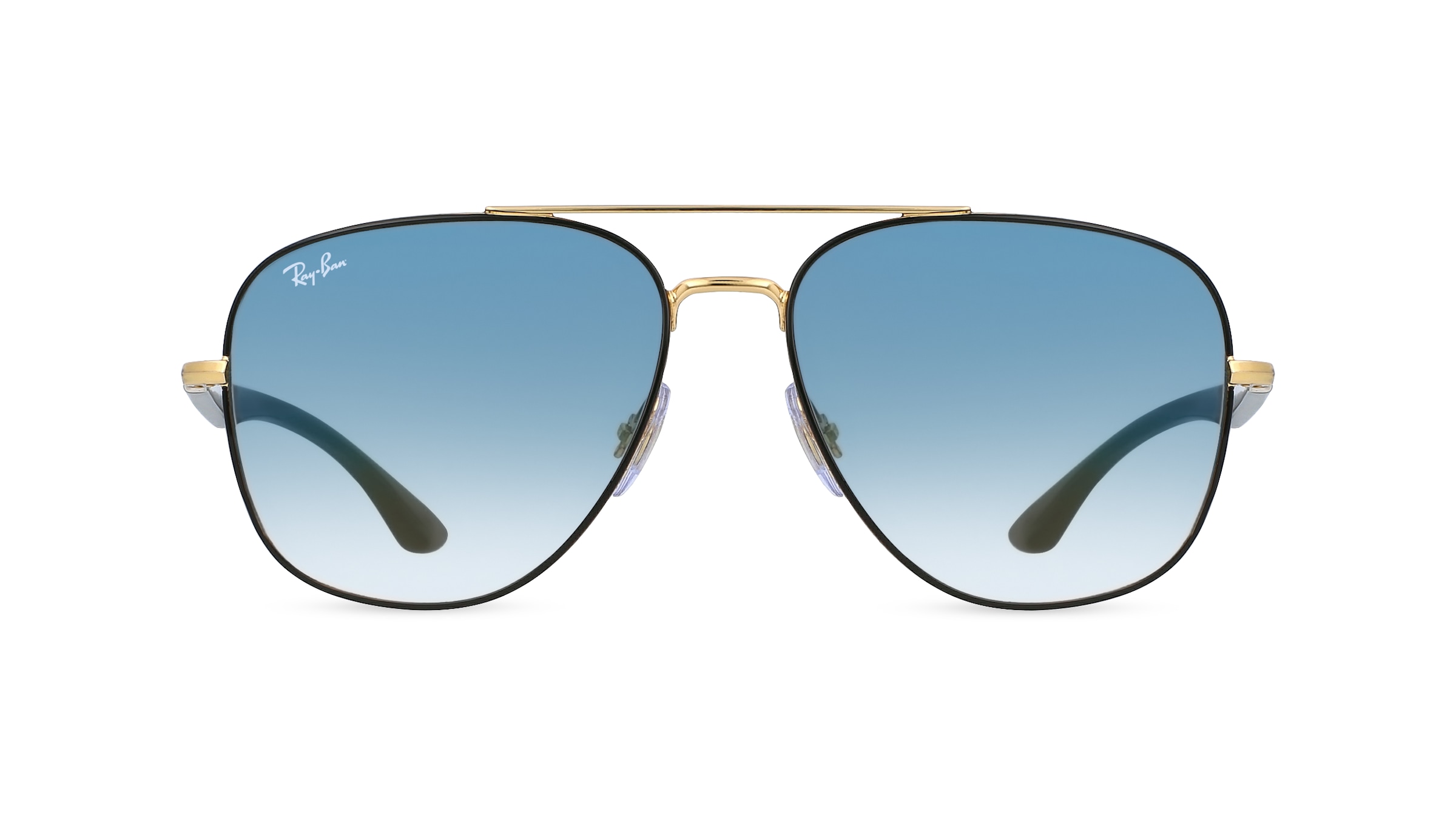 Ray-Ban RB 3683 Unisex-Sonnenbrille Vollrand Quadratisch Metall-Gestell, schwarz