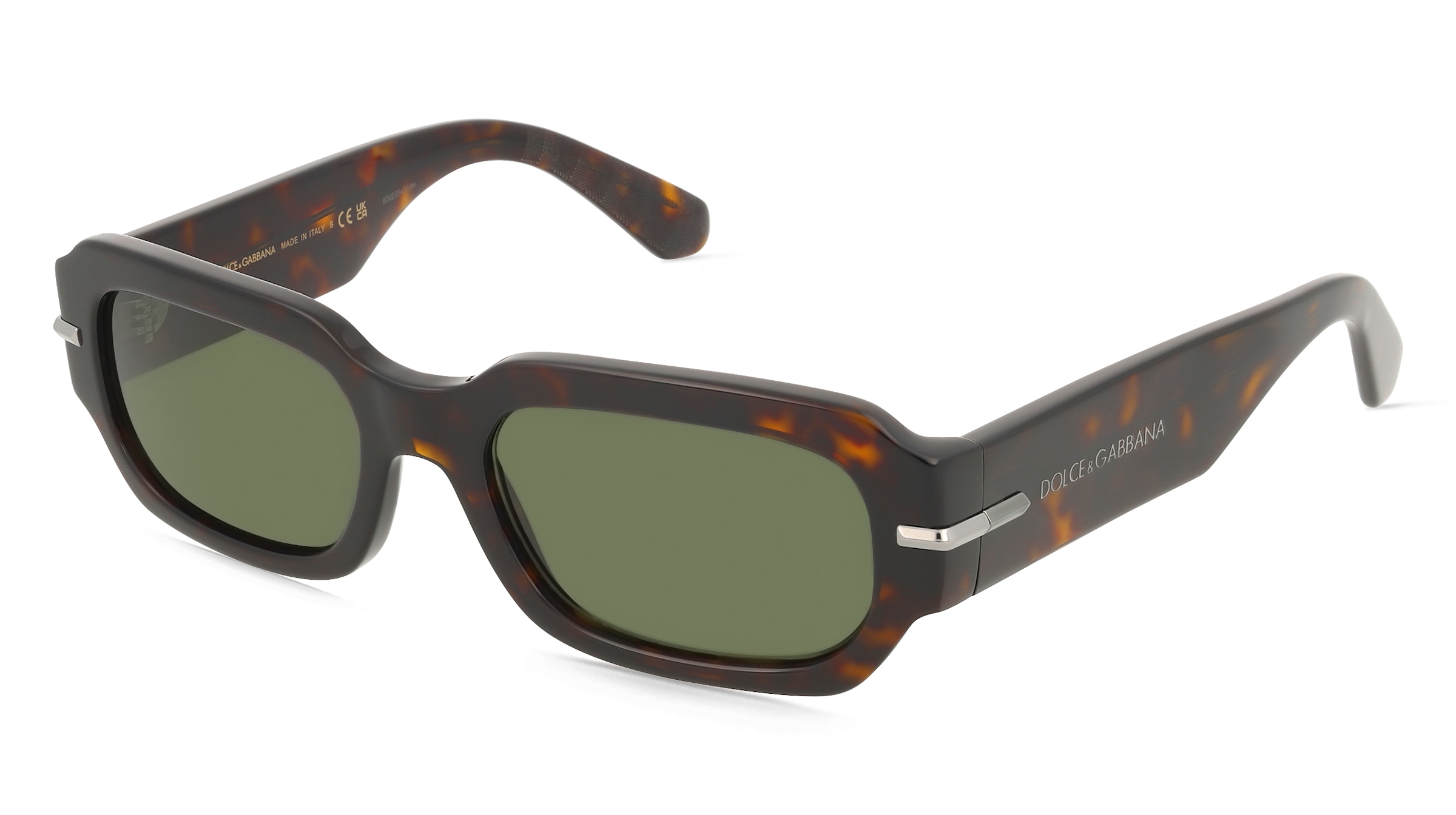 Dolce&amp;Gabbana DG4485 Herren-Sonnenbrille Vollrand Quadratisch Acetat-Gestell, Havanna