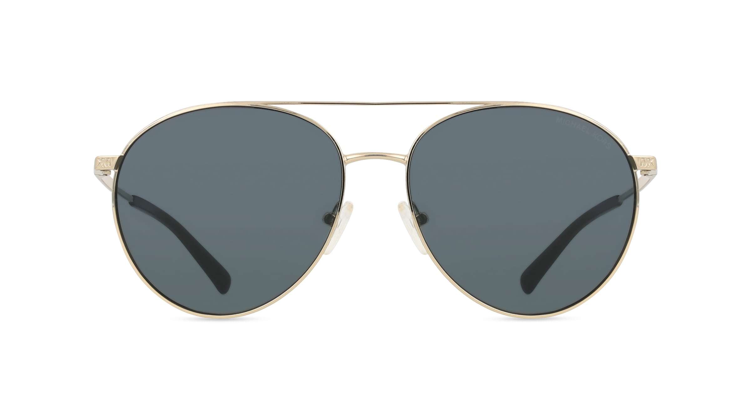 Michael Kors MK1138 Damen-Sonnenbrille Vollrand Pilot Metall-Gestell, gold