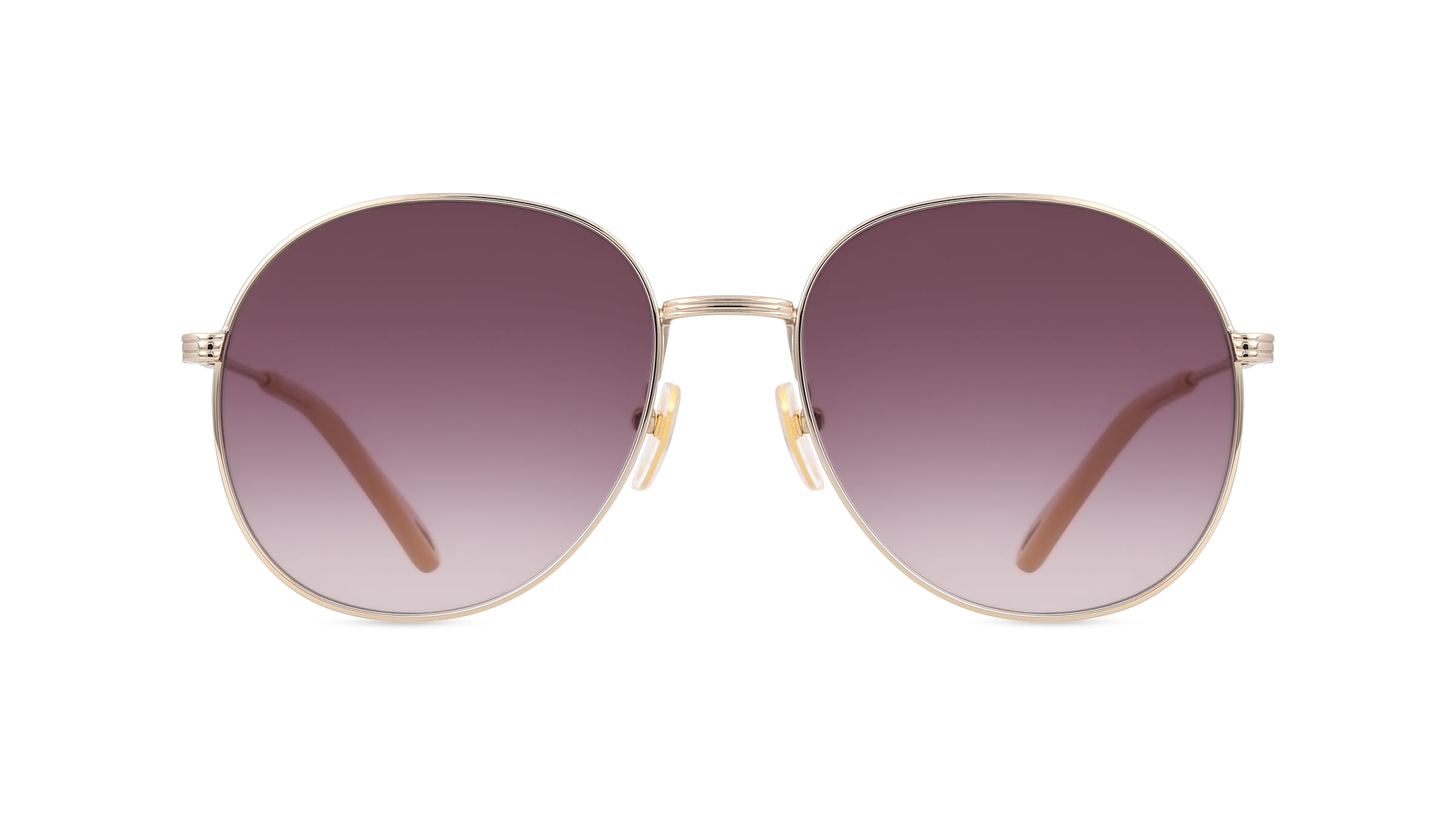 Chloé CH0178S Damen-Sonnenbrille Vollrand Rund Metall-Gestell, gold