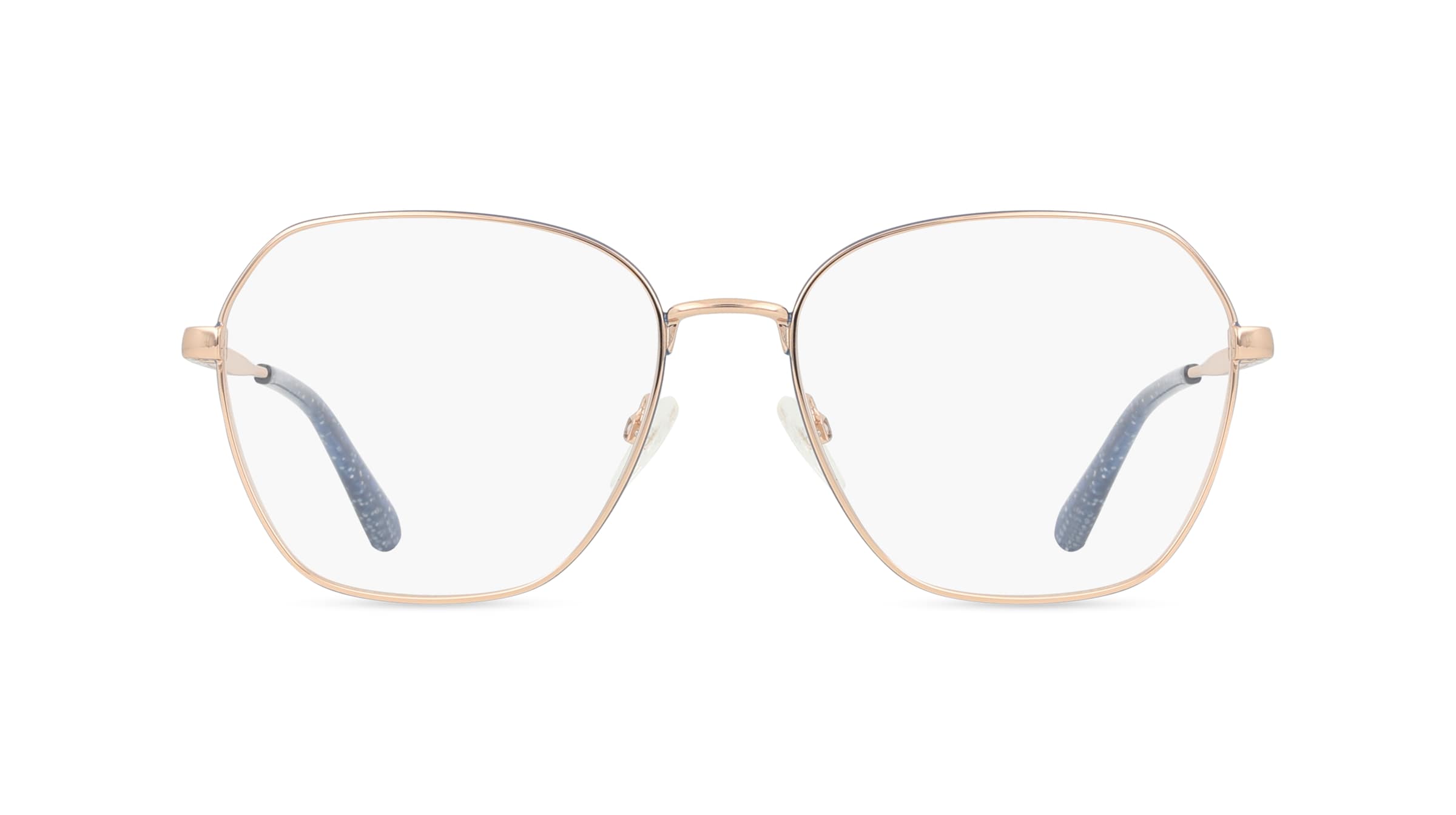 Chiara Ferragni CF 1025 Damen-Brille inkl. Gläser Vollrand Eckig Metall-Gestell 55mm/16mm/140mm, gold