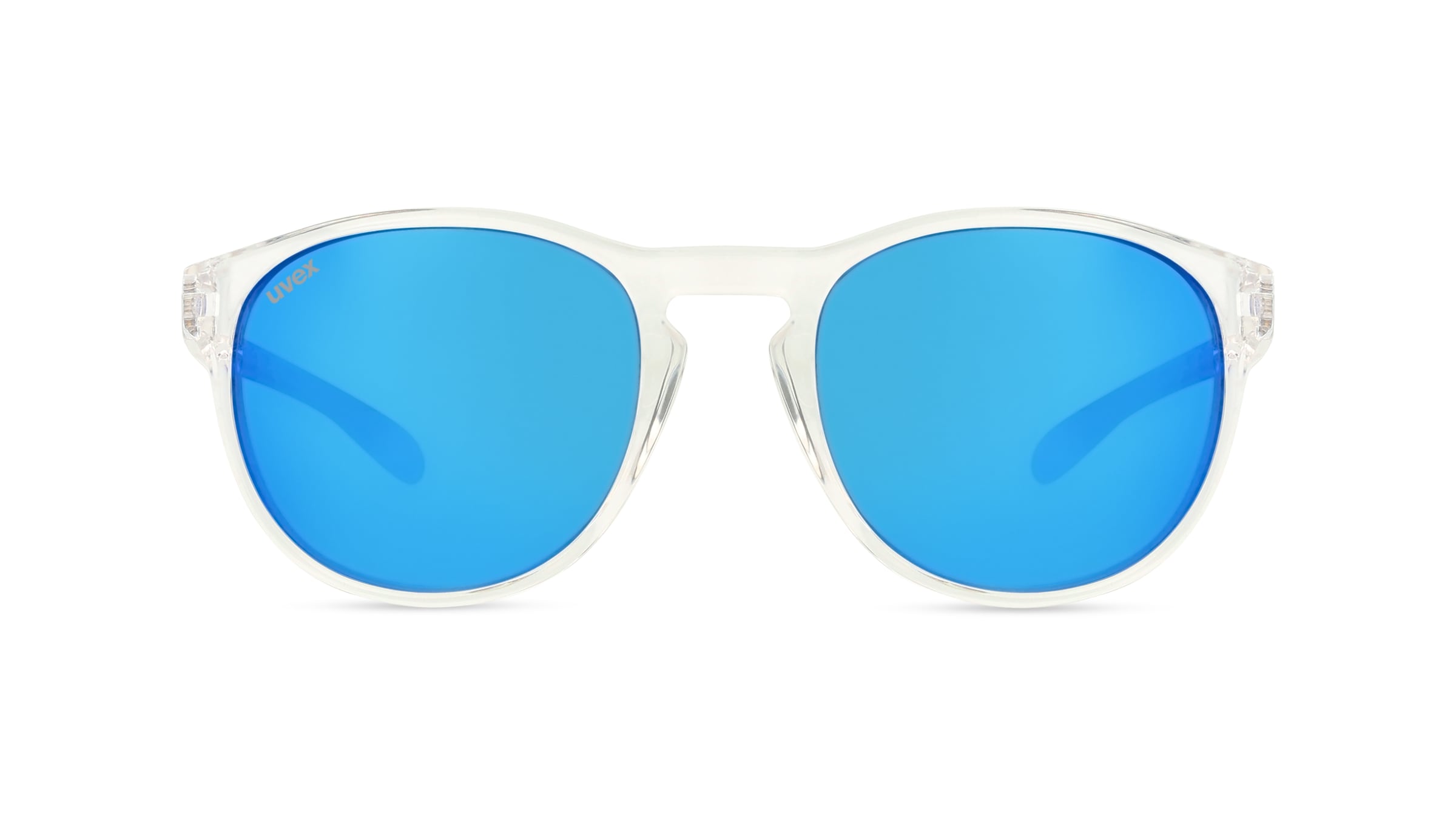 Uvex Sports S533079 LGL 53 Unisex-Sonnenbrille Vollrand Rund Kunststoff-Gestell, transparent