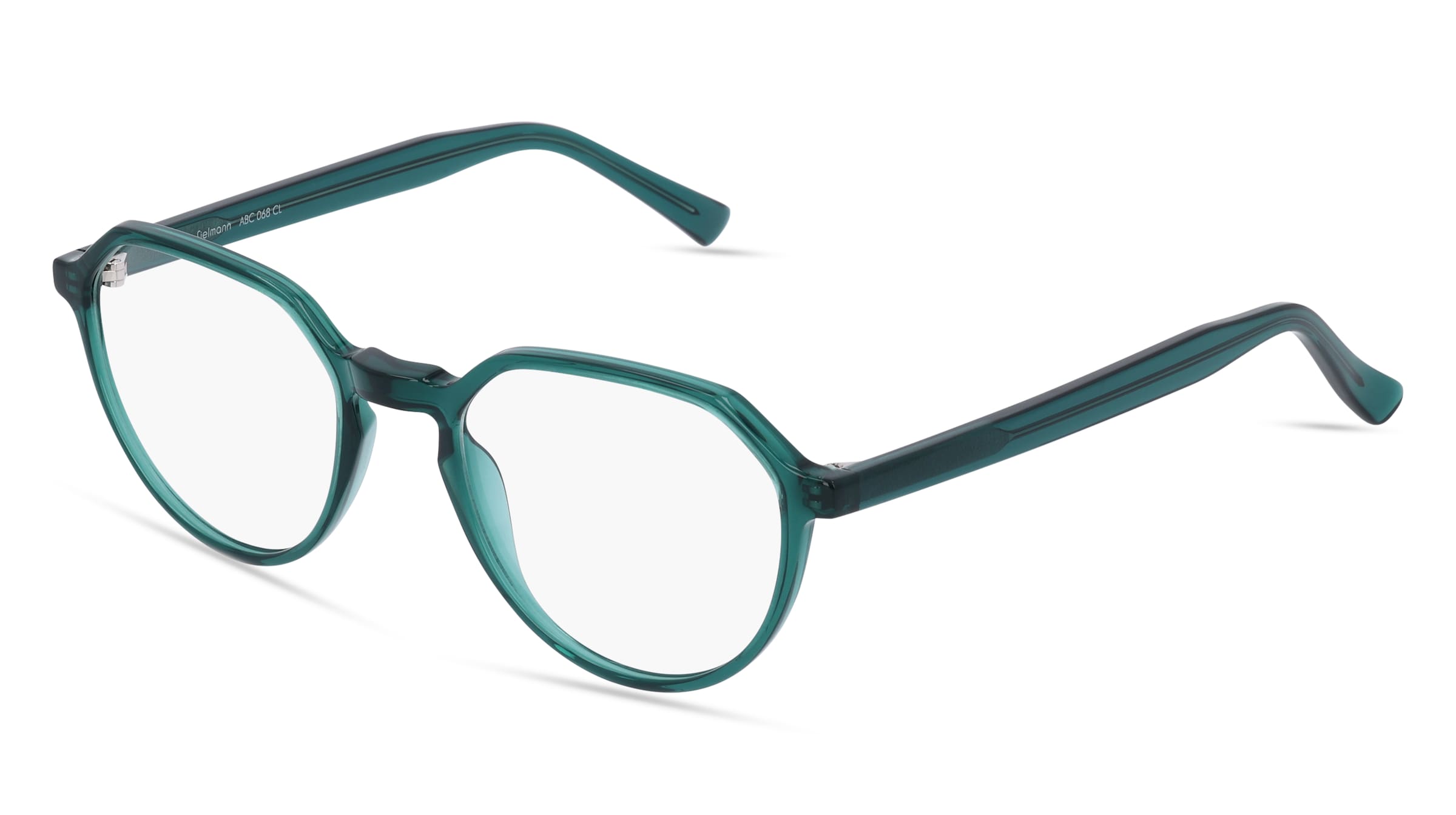 Fielmann ABC 068 CL Unisex-Brille inkl. Gläser Vollrand Panto Acetat-Gestell 51/20/140, Blau
