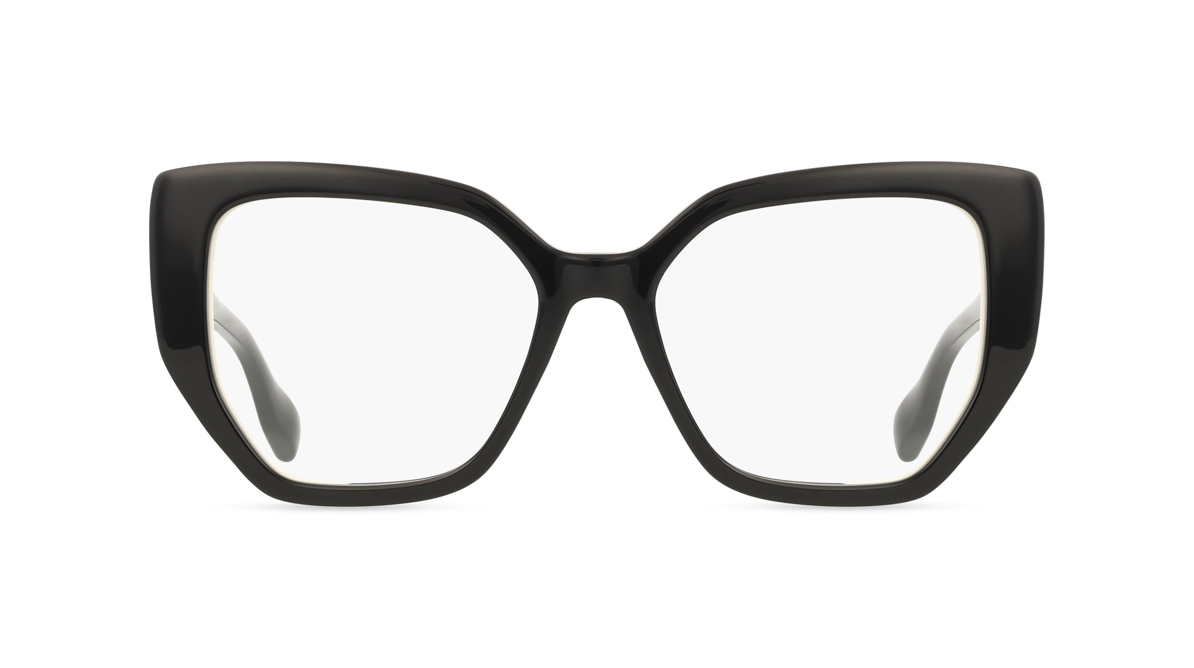 Karl Lagerfeld KL6174 Damen-Brille inkl. Gläser Vollrand Cateye Acetat-Gestell 53mm/17mm/145mm, schwarz