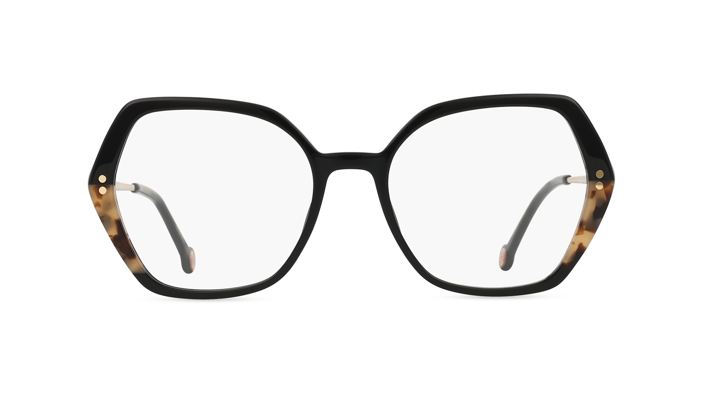 Carolina Herrera HER 0205 Damen-Brille inkl. Gläser Vollrand Achteckig Acetat-Gestell 53mm/18mm/145mm, braun