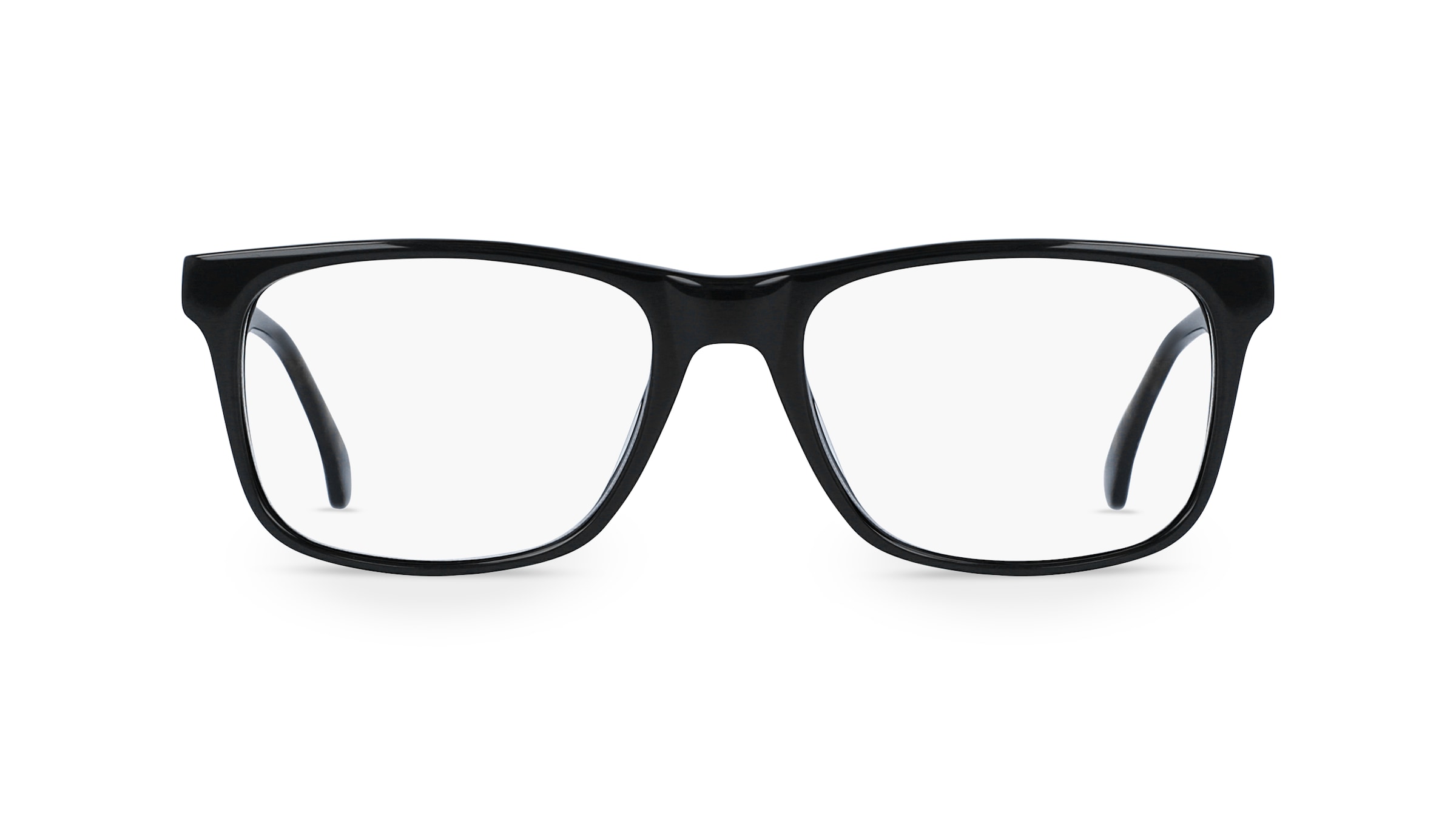 Fielmann ABC 042 CL Herren-Brille inkl. Gläser Vollrand Eckig Acetat-Gestell 53mm/17mm/145mm, schwarz