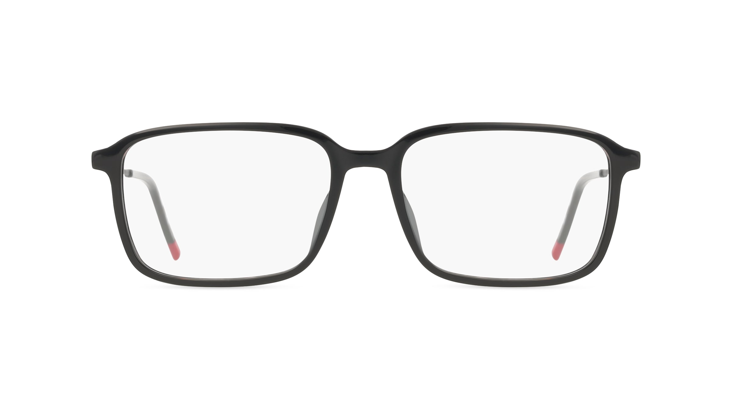 Hugo 108878 Herren-Brille inkl. Gläser Vollrand Eckig Acetat-Gestell 39mm/16mm/145mm, Schwarz