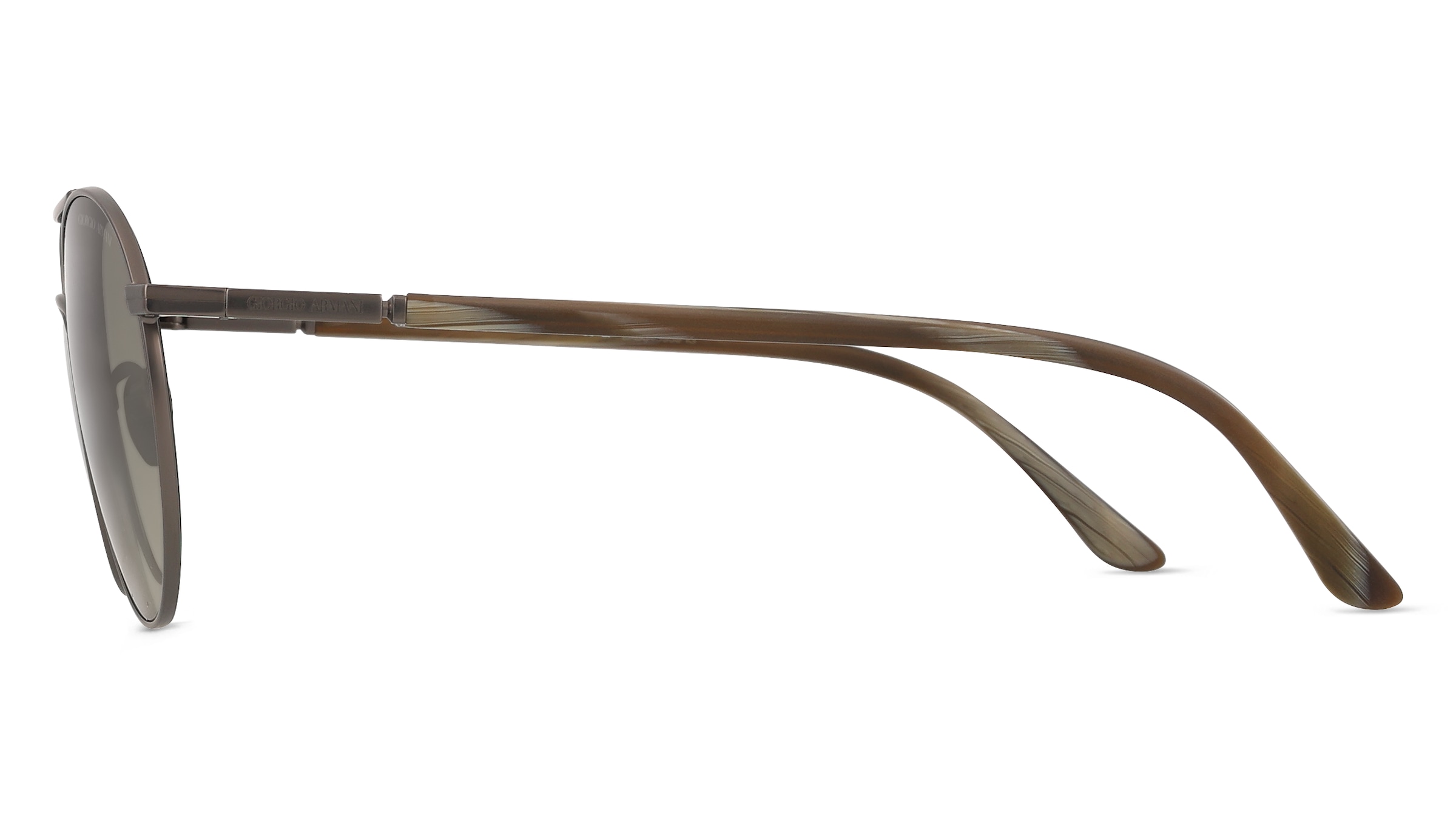 Thumbnail - Giorgio Armani 0AR6156 Herren-Sonnenbrille Vollrand Rund Edelstahl-Gestell, grau