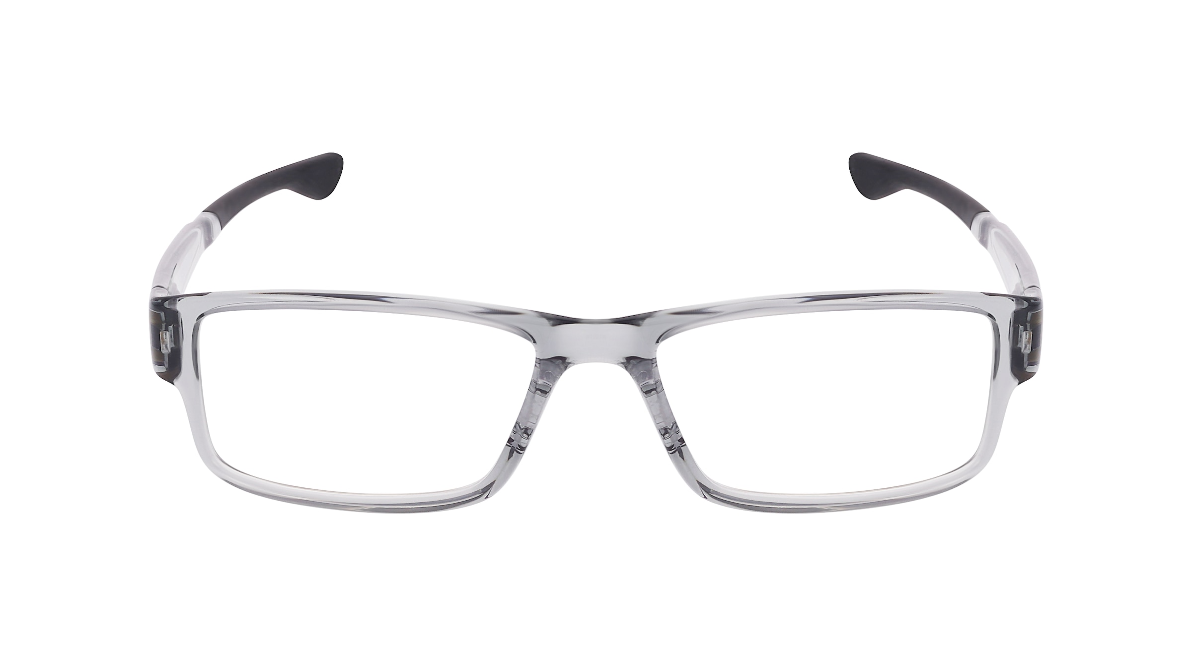 Oakley OX8046 Herren-Brille inkl. Gläser Vollrand Rechteckig Kunststoff-Gestell 59mm/18mm/148mm, grau