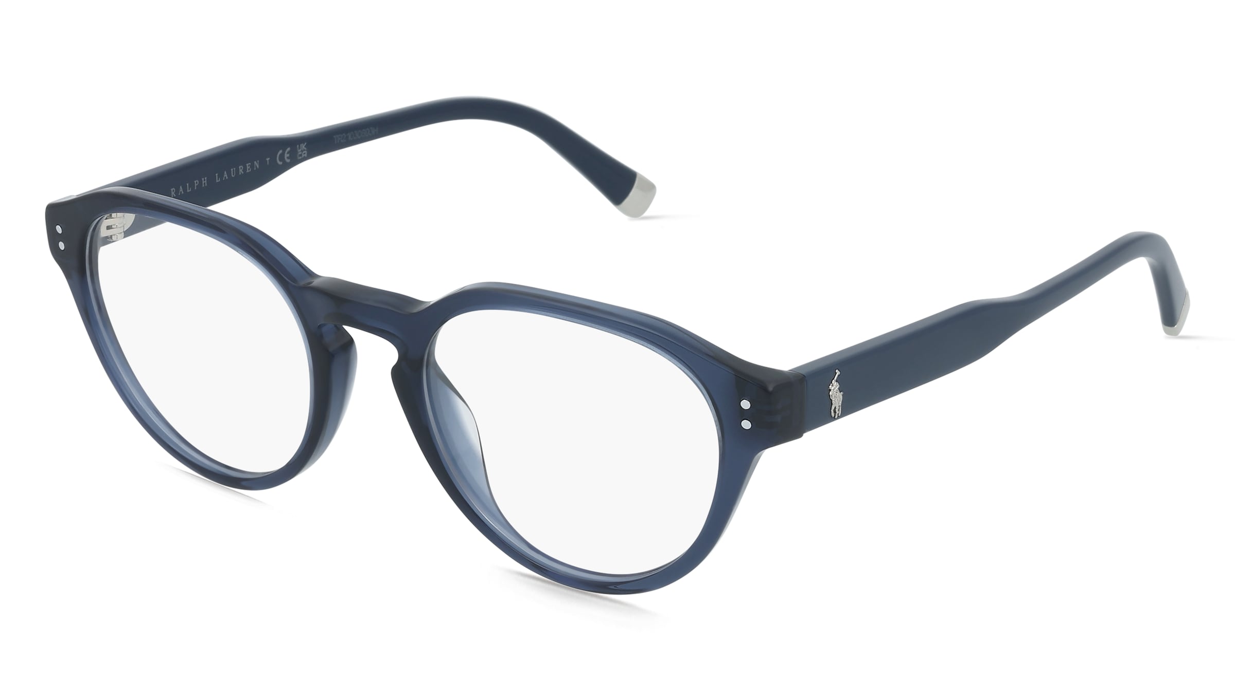 Polo Ralph Lauren PH2304U Herren-Brille inkl. Gläser Vollrand Panto Acetat-Gestell 50/20/145, Blau