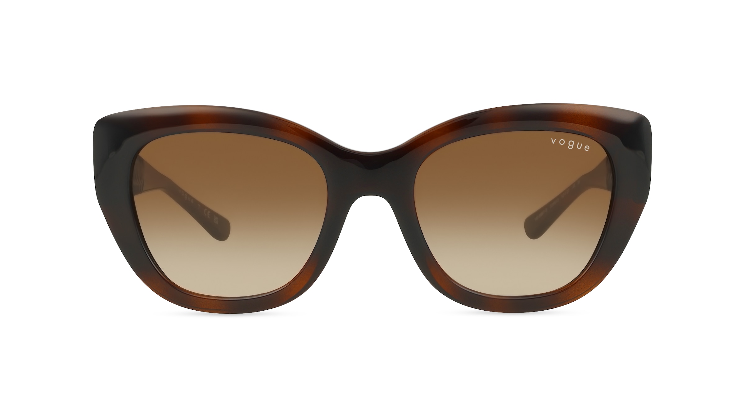 Vogue 0VO5567S Damen-Sonnenbrille Vollrand Butterfly Propionat-Gestell, braun