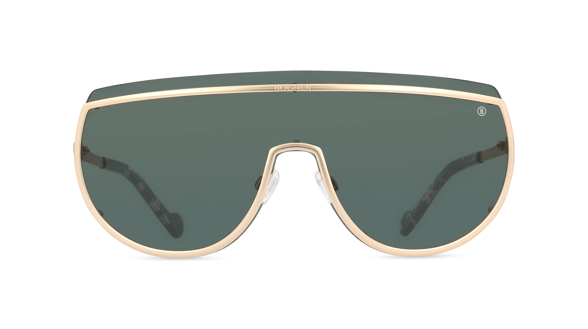 Bogner BO 7324 Unisex-Sonnenbrille Vollrand Monoscheibe Metall-Gestell, gold