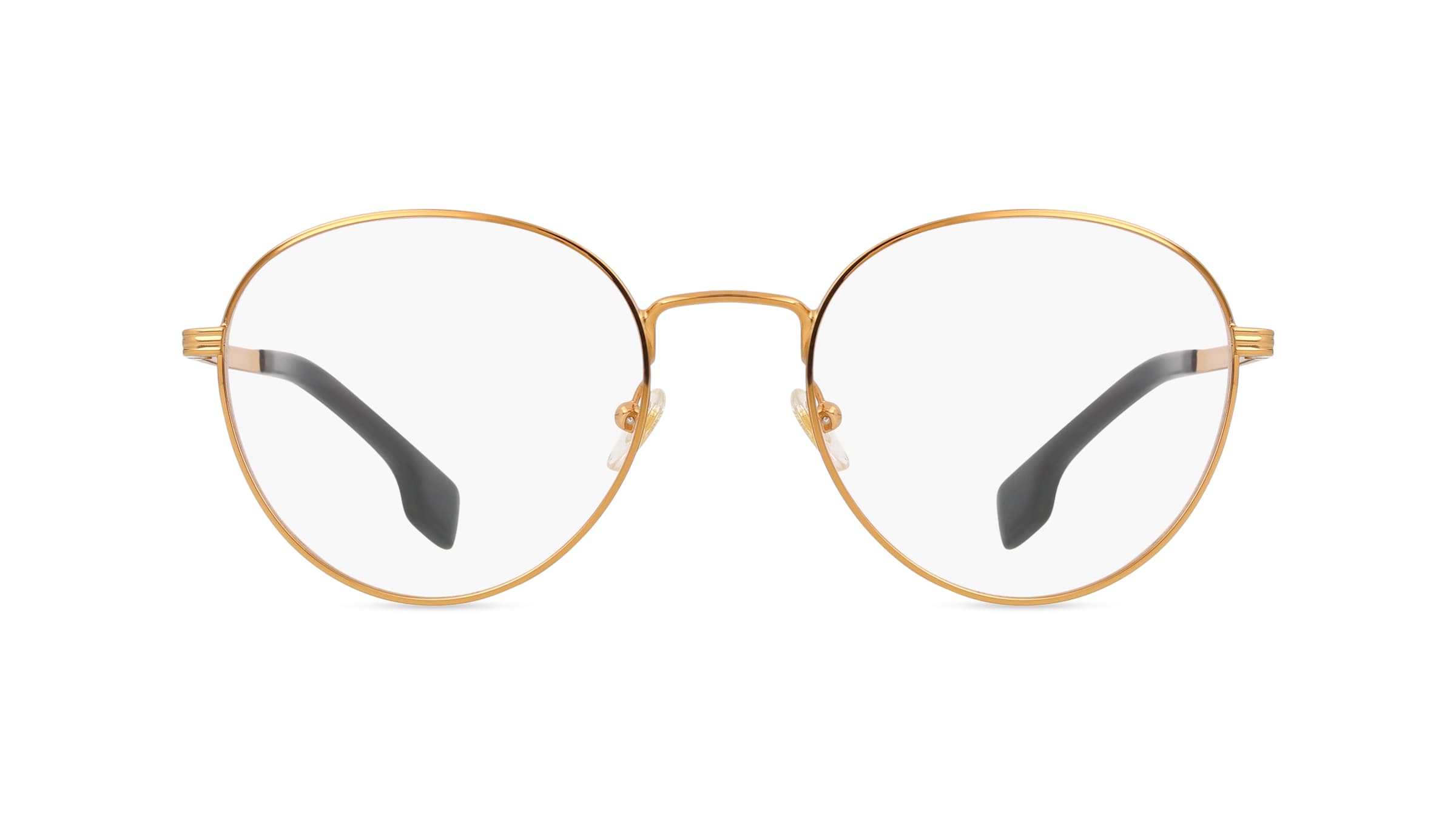 Versace VE1279 Herren-Brille inkl. Gläser Vollrand Panto Edelstahl-Gestell 51mm/20mm/145mm, gold