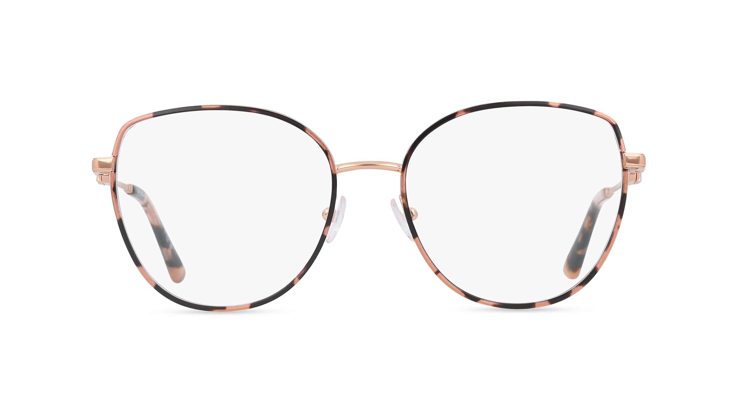 Michael Kors MK3066J EMPIRE ROUND Damen-Brille inkl. Gläser Vollrand Cat Eye Metall-Gestell 53/17/140, pink