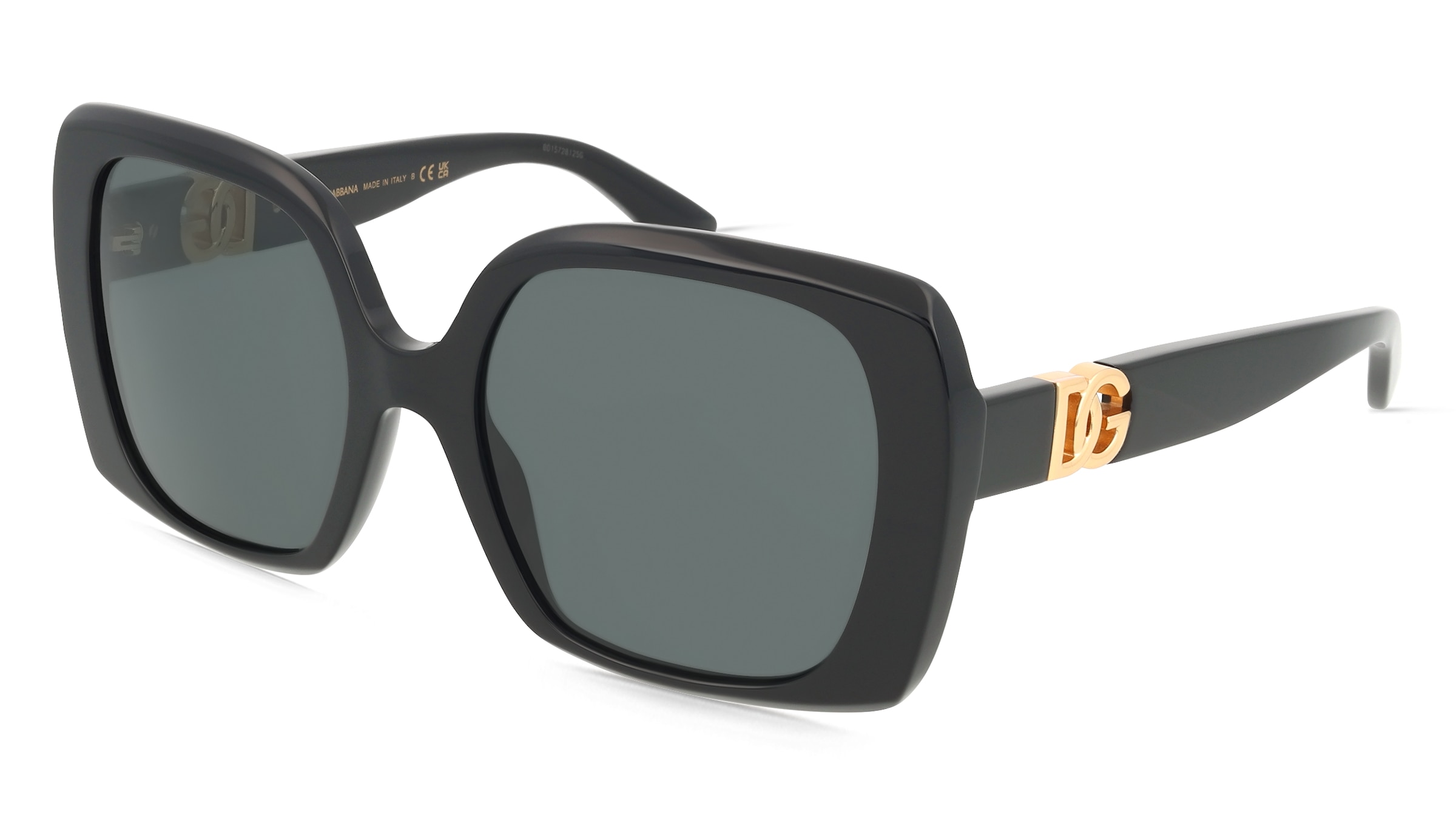 Dolce&amp;Gabbana DG4475 Damen-Sonnenbrille Vollrand Quadratisch Acetat-Gestell, Schwarz