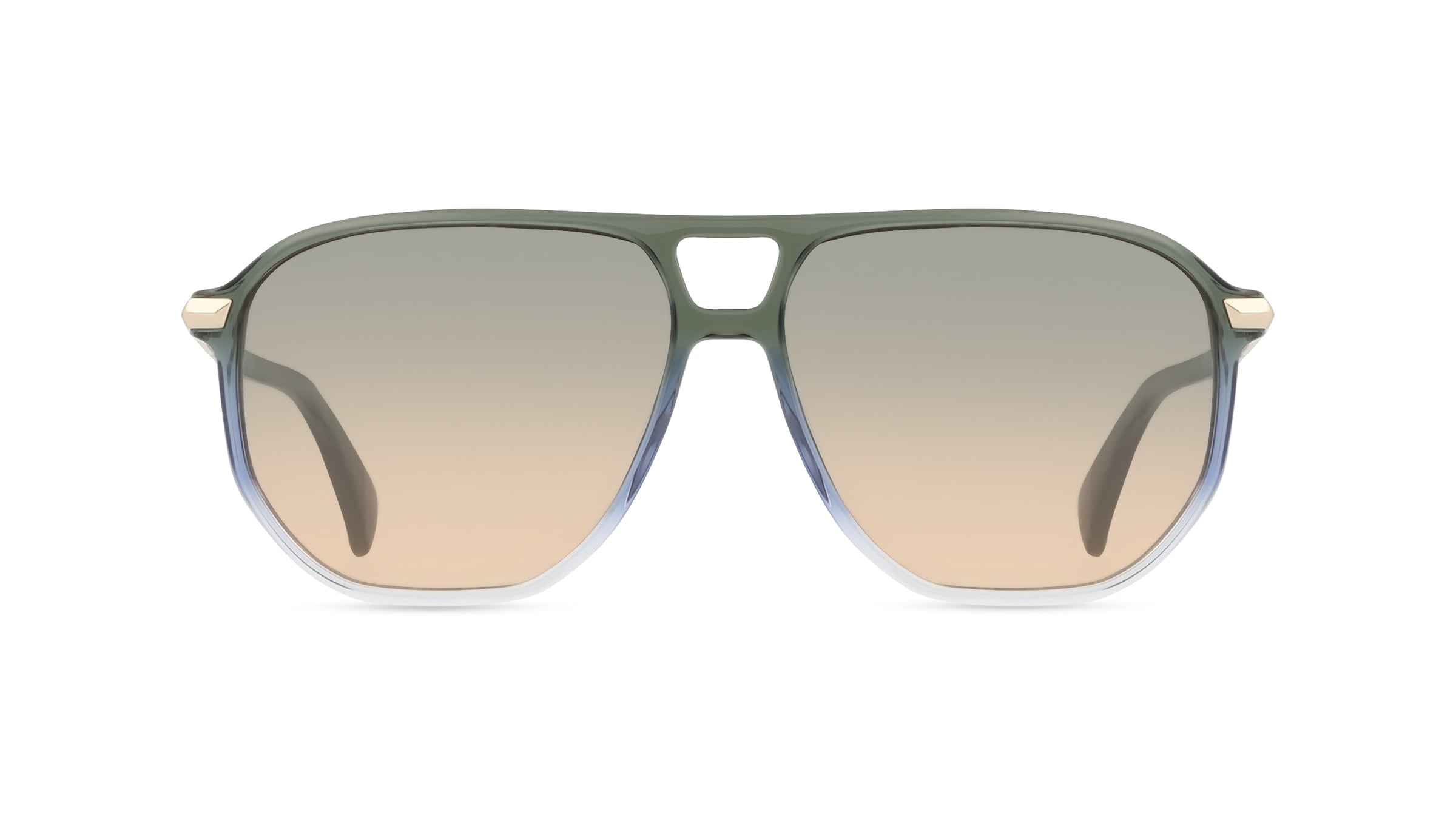 Rag & Bone RNB1074/S Damen-Sonnenbrille Vollrand Eckig Acetat-Gestell, grün