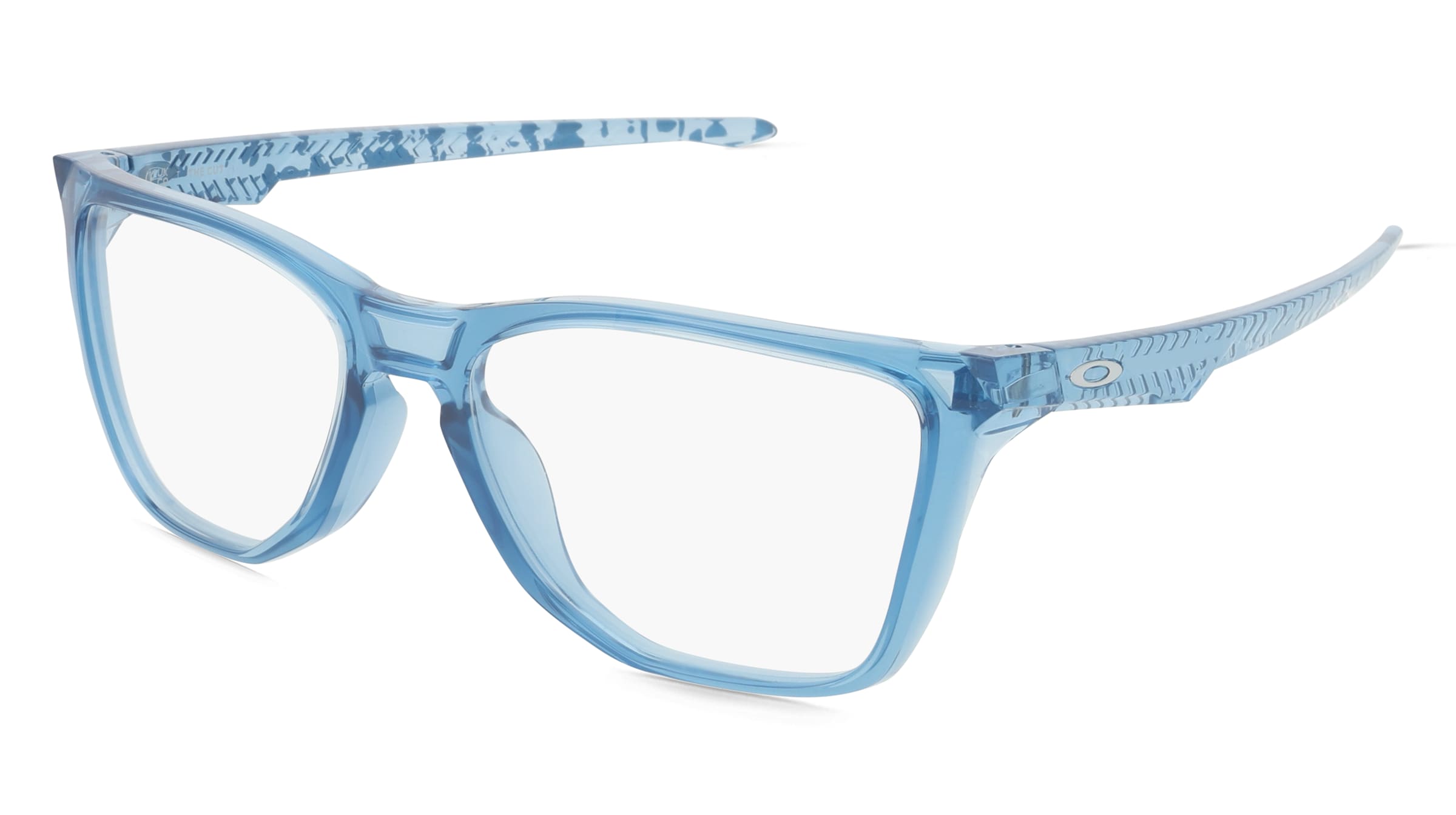 Oakley OX8058 THE CUT Herren-Brille inkl. Gläser Vollrand Quadratisch Kunststoff-Gestell 56/17/140, Grau