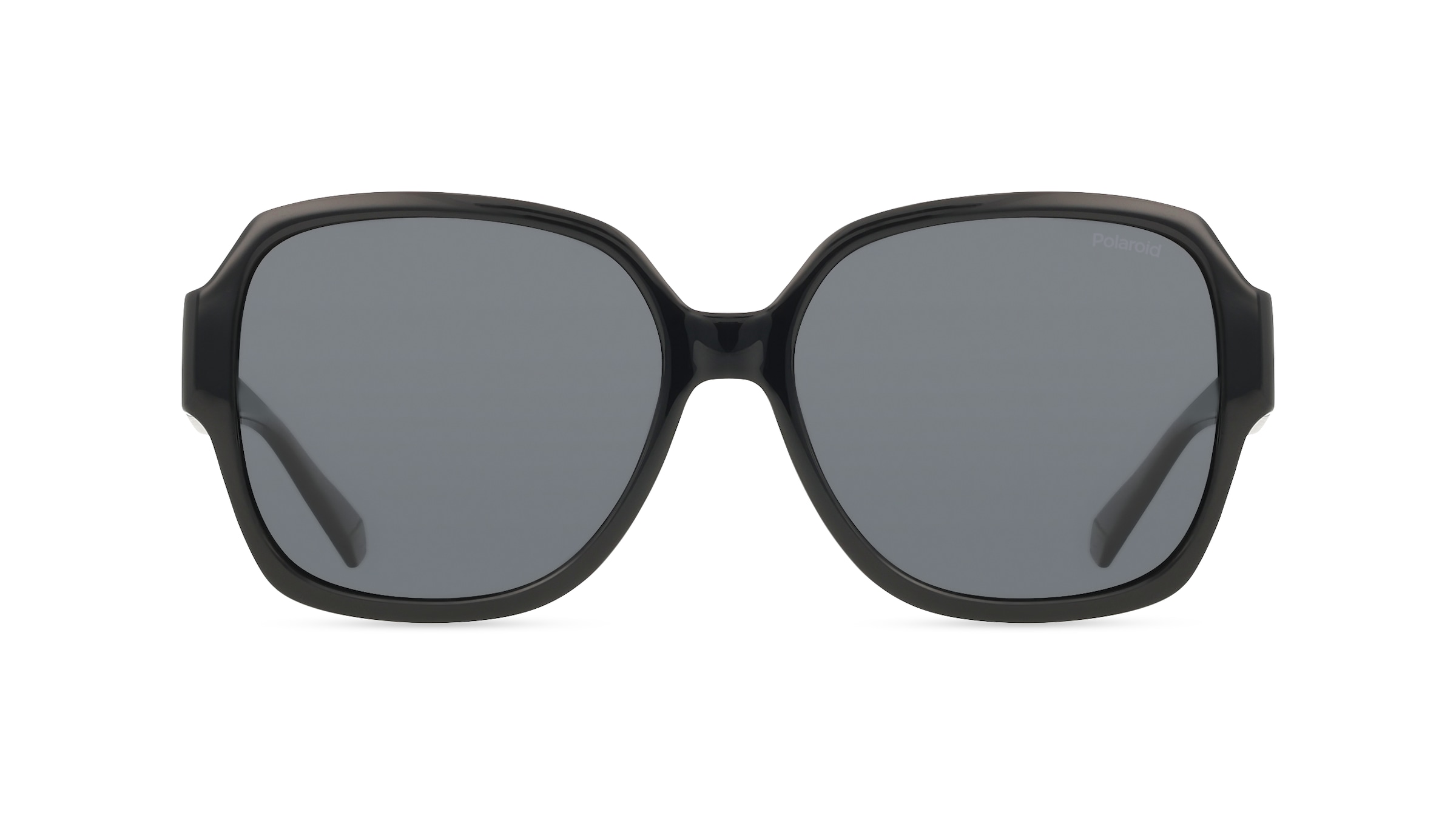 Polaroid PLD 9021/S Fitover Unisex-Sonnenbrille Vollrand Quadratisch Kunststoff-Gestell, schwarz