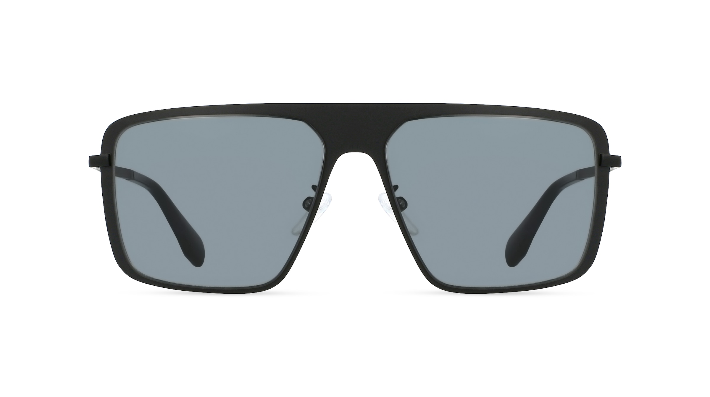 Adidas Originals OR0036 Herren-Sonnenbrille Vollrand Eckig Metall-Gestell, schwarz