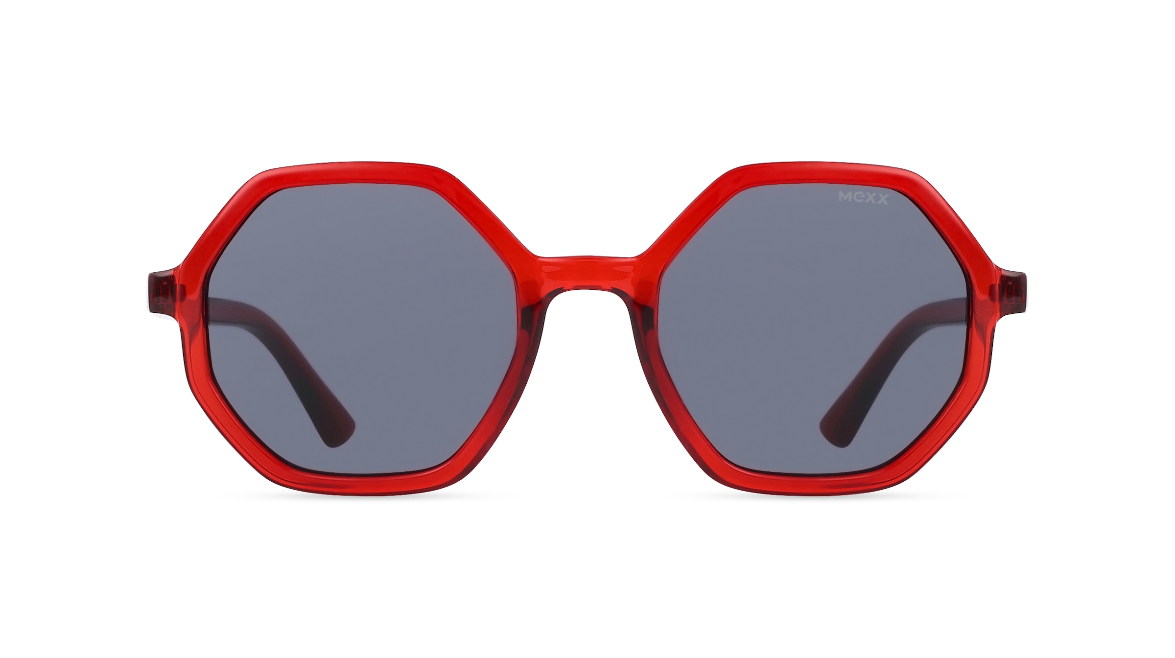 Mexx Eyes 5241 Jugend-Sonnenbrille Vollrand Achteckig Kunststoff-Gestell, rot