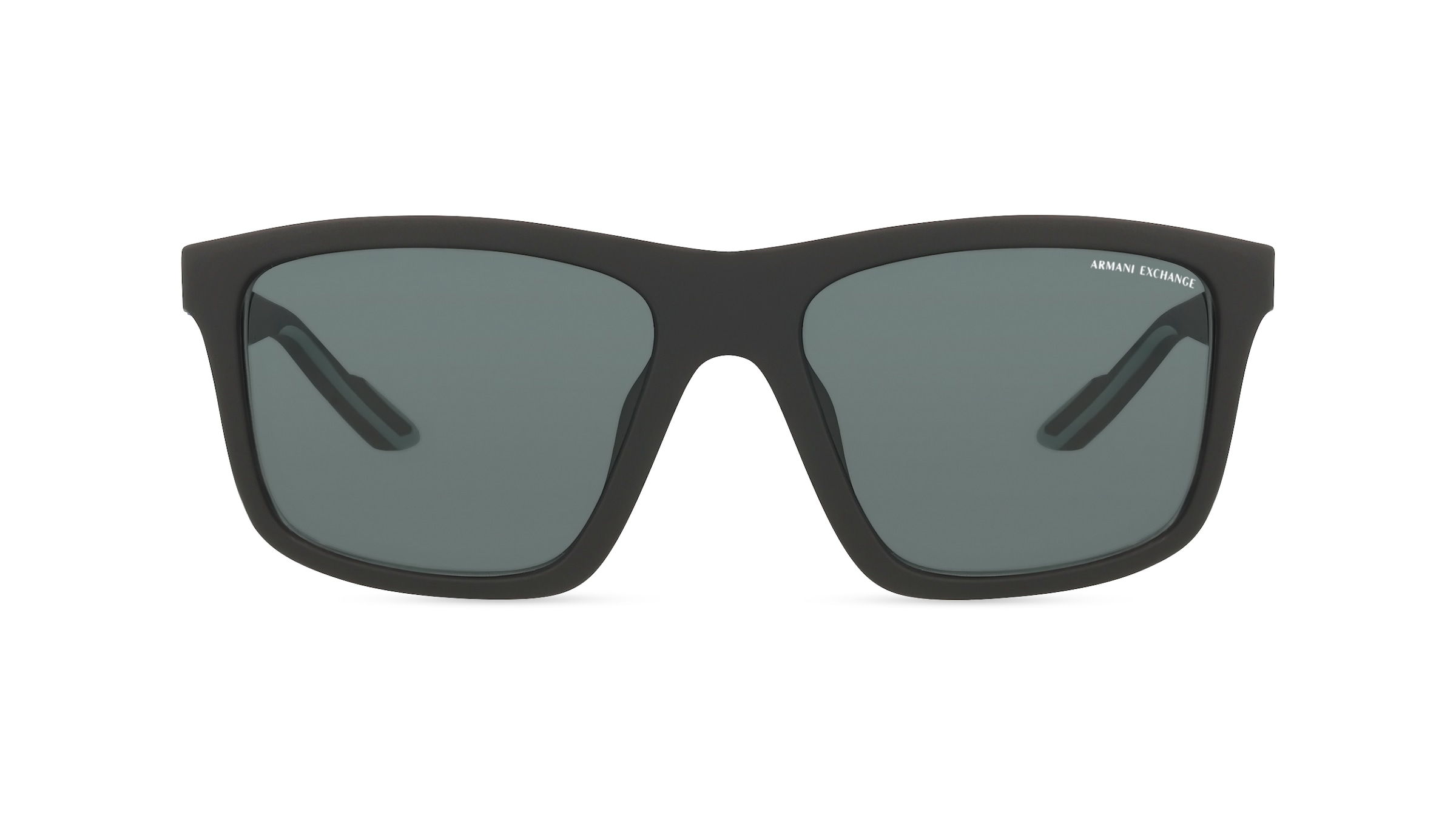 Armani Exchange AX4149SU Herren-Sonnenbrille Vollrand Eckig Kunststoff-Gestell, schwarz