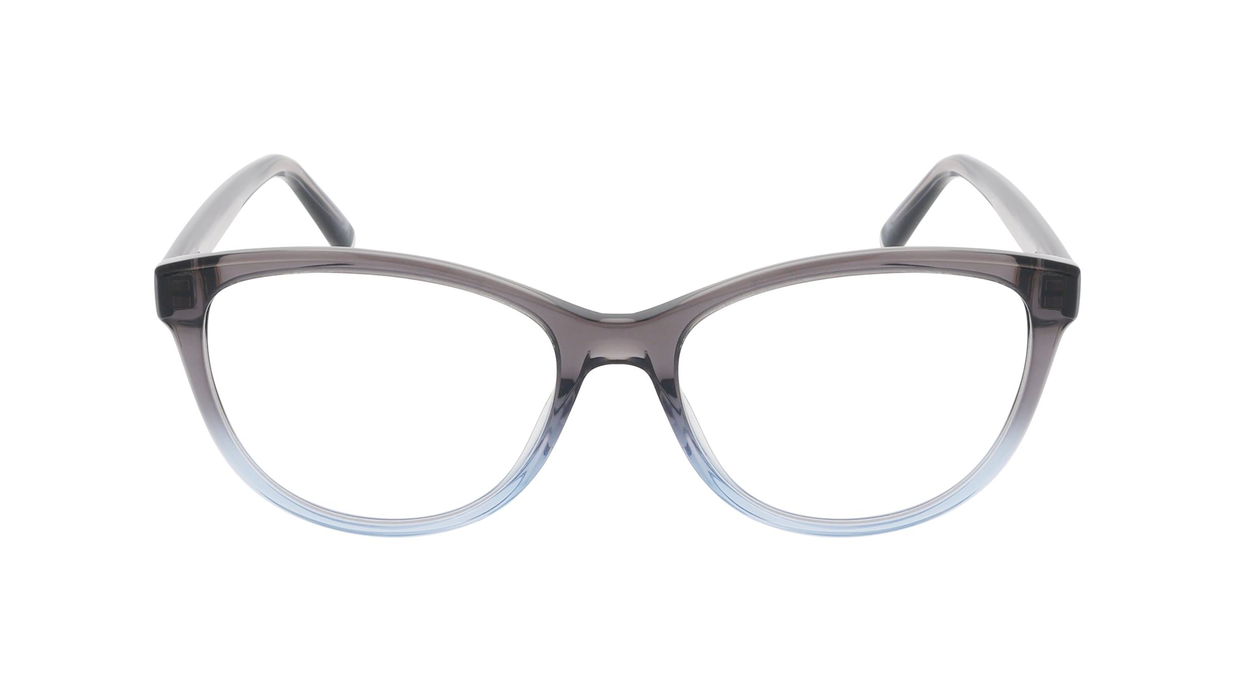 Tommy Hilfiger TH 2230 Damen-Brille inkl. Gläser Vollrand Cateye Acetat-Gestell 42mm/16mm/140mm, blau