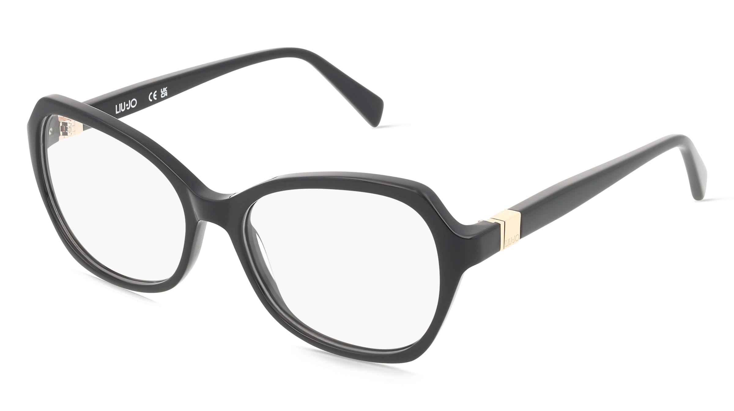 Liu Jo LJ2813 Damen-Brille inkl. Gläser Vollrand Oval Acetat-Gestell 53/16/140, Schwarz