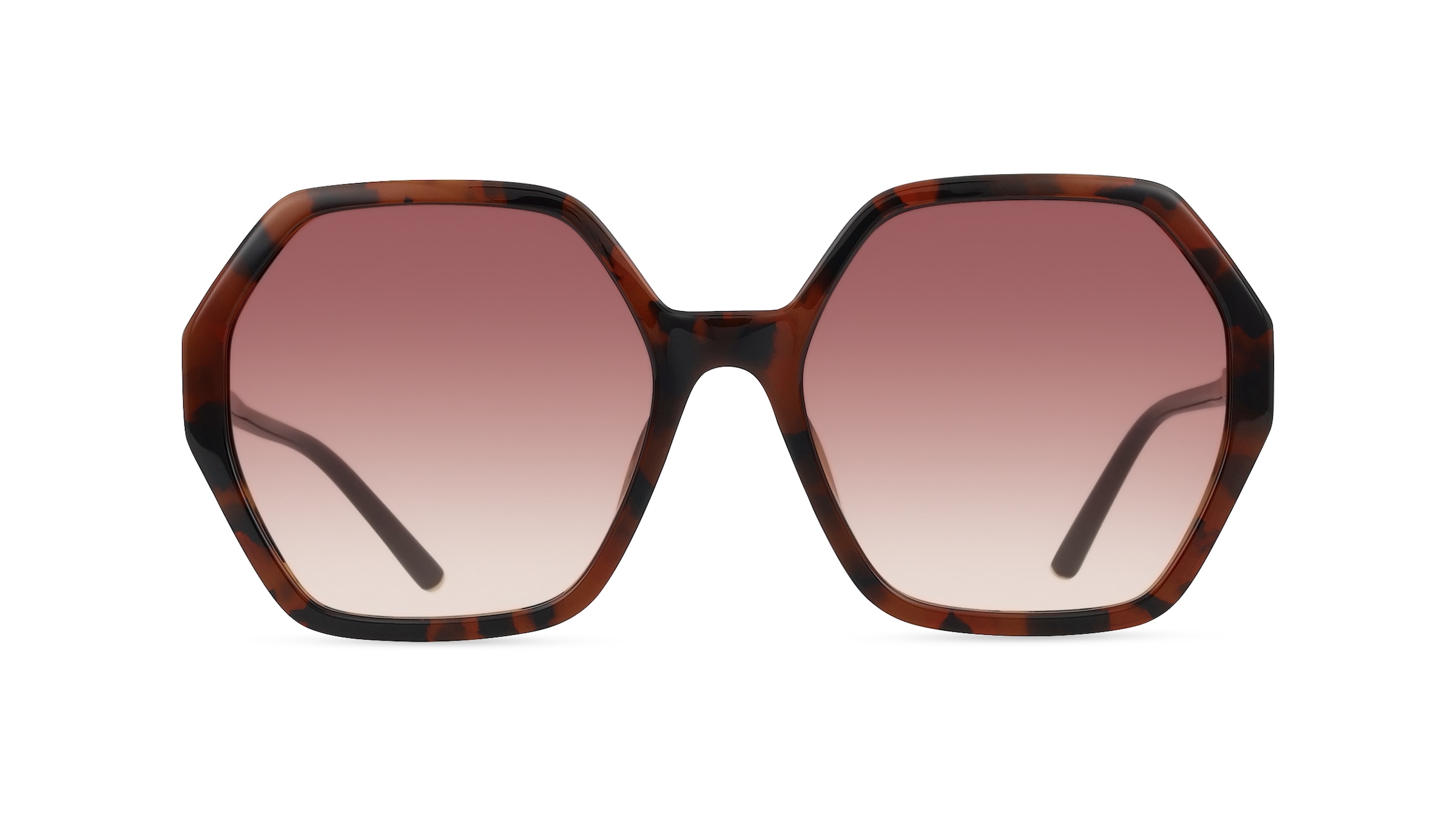 Escada ESCSESD47 Damen-Sonnenbrille Vollrand Achteckig Kunststoff-Gestell, braun