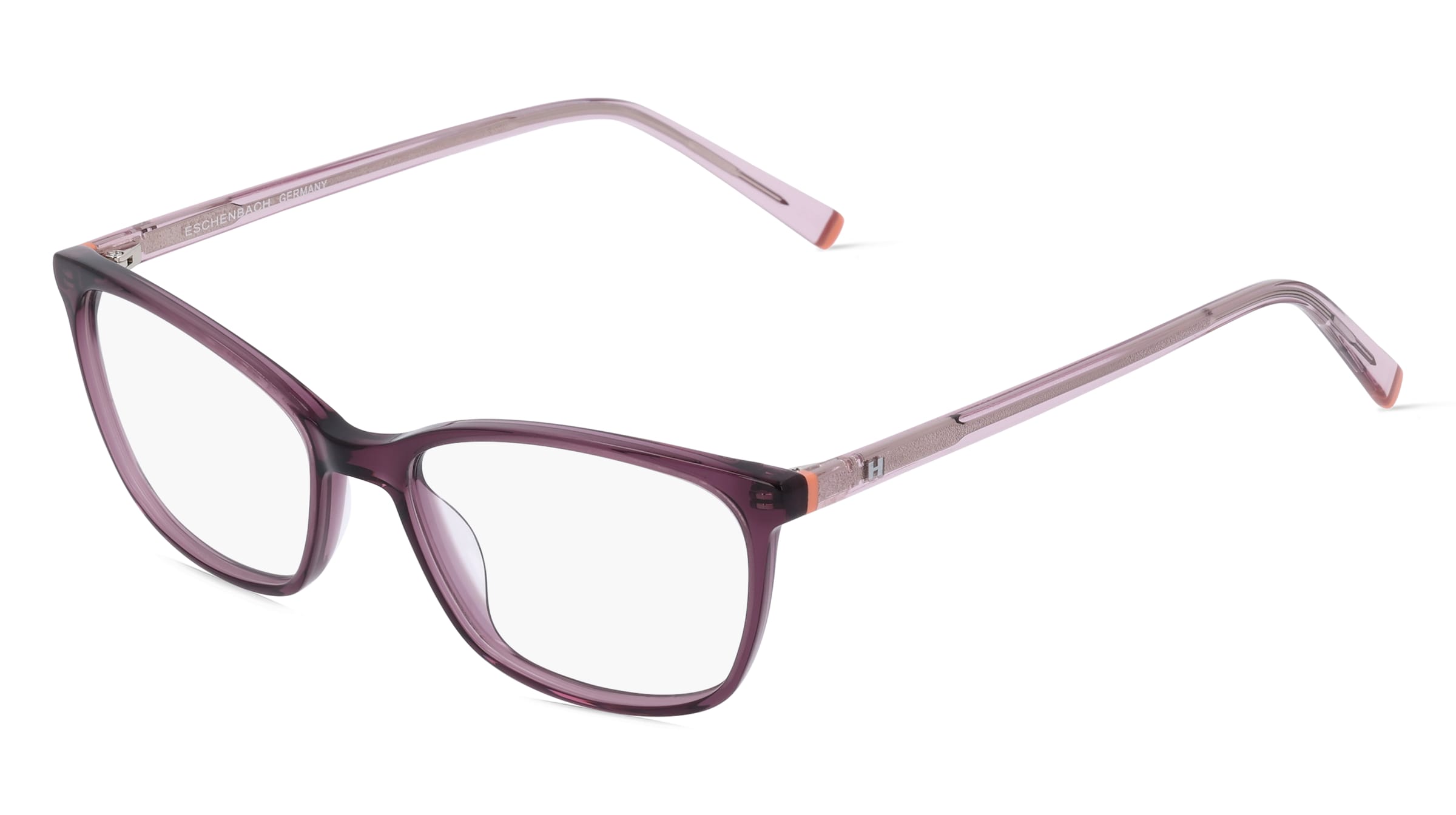 Humphrey’s eyewear 583147 Damen-Brille inkl. Gläser Vollrand Quadratisch Kunststoff-Gestell 50/15/140, Lila