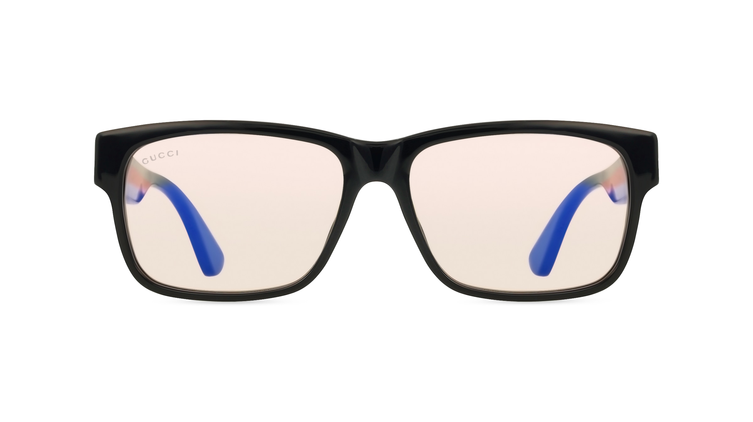 Gucci GG0340S Herren-Sonnenbrille Vollrand Eckig Acetat-Gestell, schwarz