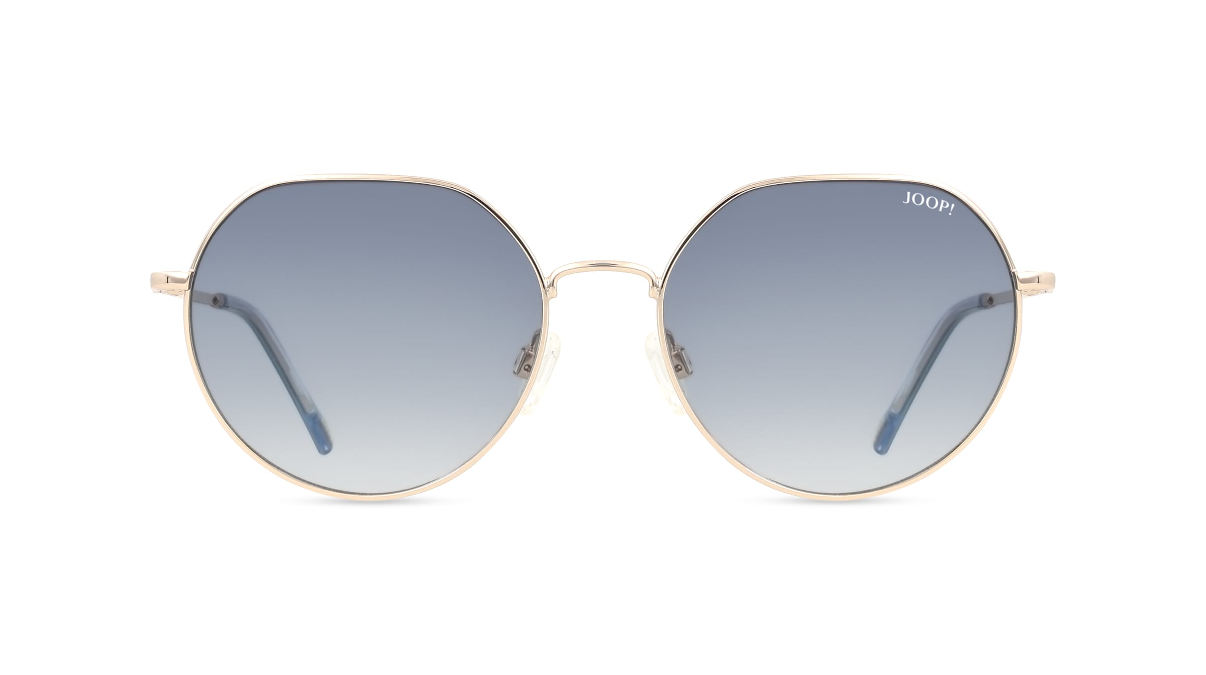 JOOP! JP 7412 Damen-Sonnenbrille Vollrand Oval Edelstahl-Gestell, Gold