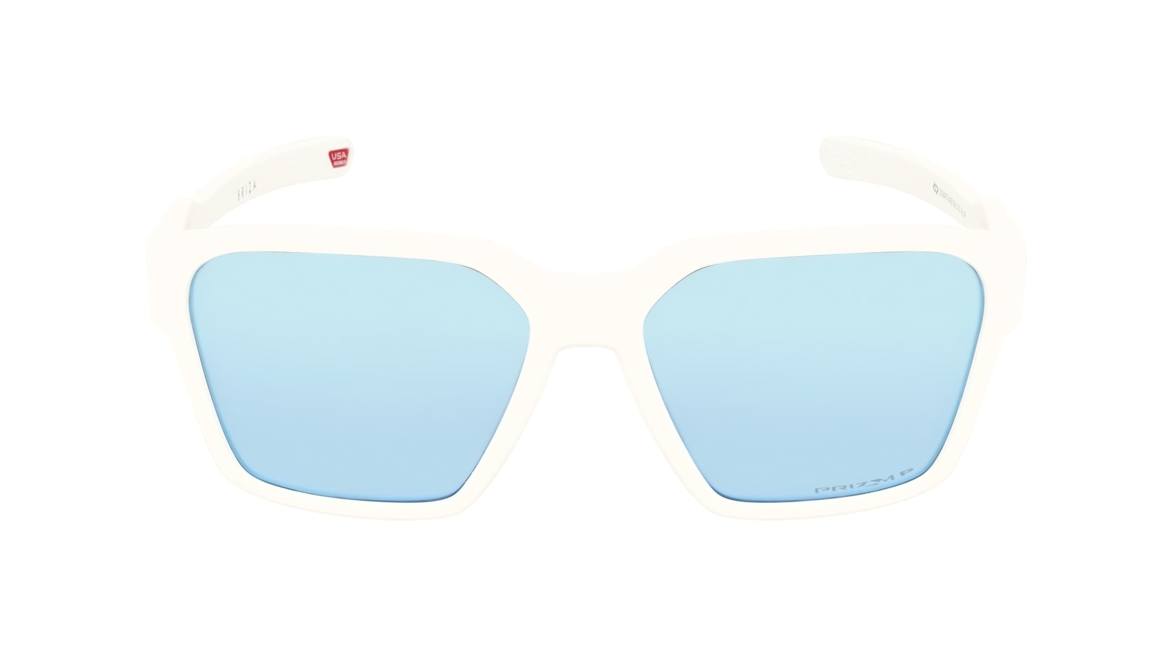 Oakley 0OO9497 BRIZA Herren-Sonnenbrille Vollrand Quadratisch Kunststoff-Gestell, weiß