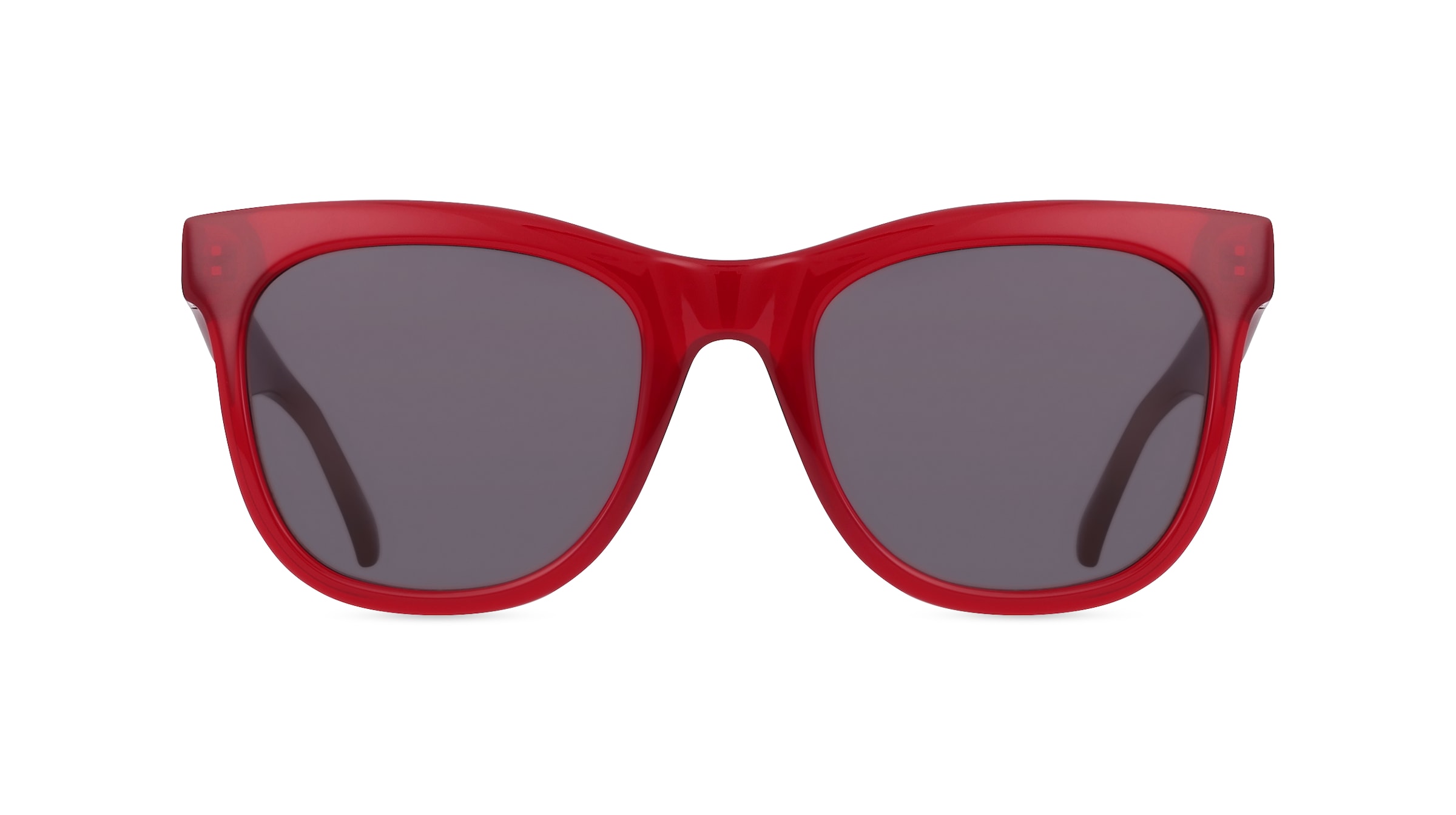 Fielmann ABC 072 SUN FA SASHA Unisex-Sonnenbrille Vollrand Eckig Acetat-Gestell, rot