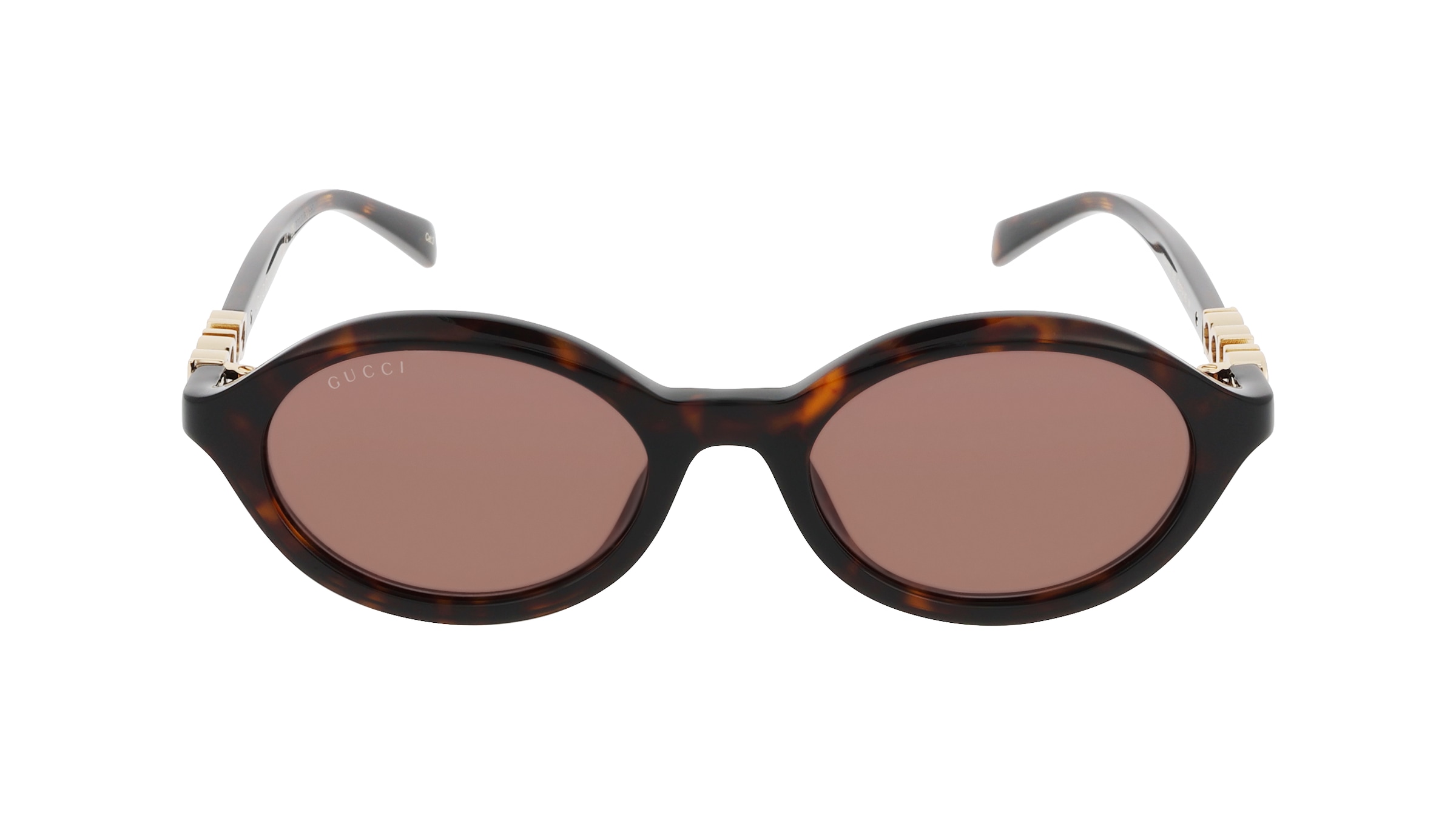 Gucci GG2153S Damen-Sonnenbrille Vollrand Rund Acetat-Gestell, braun