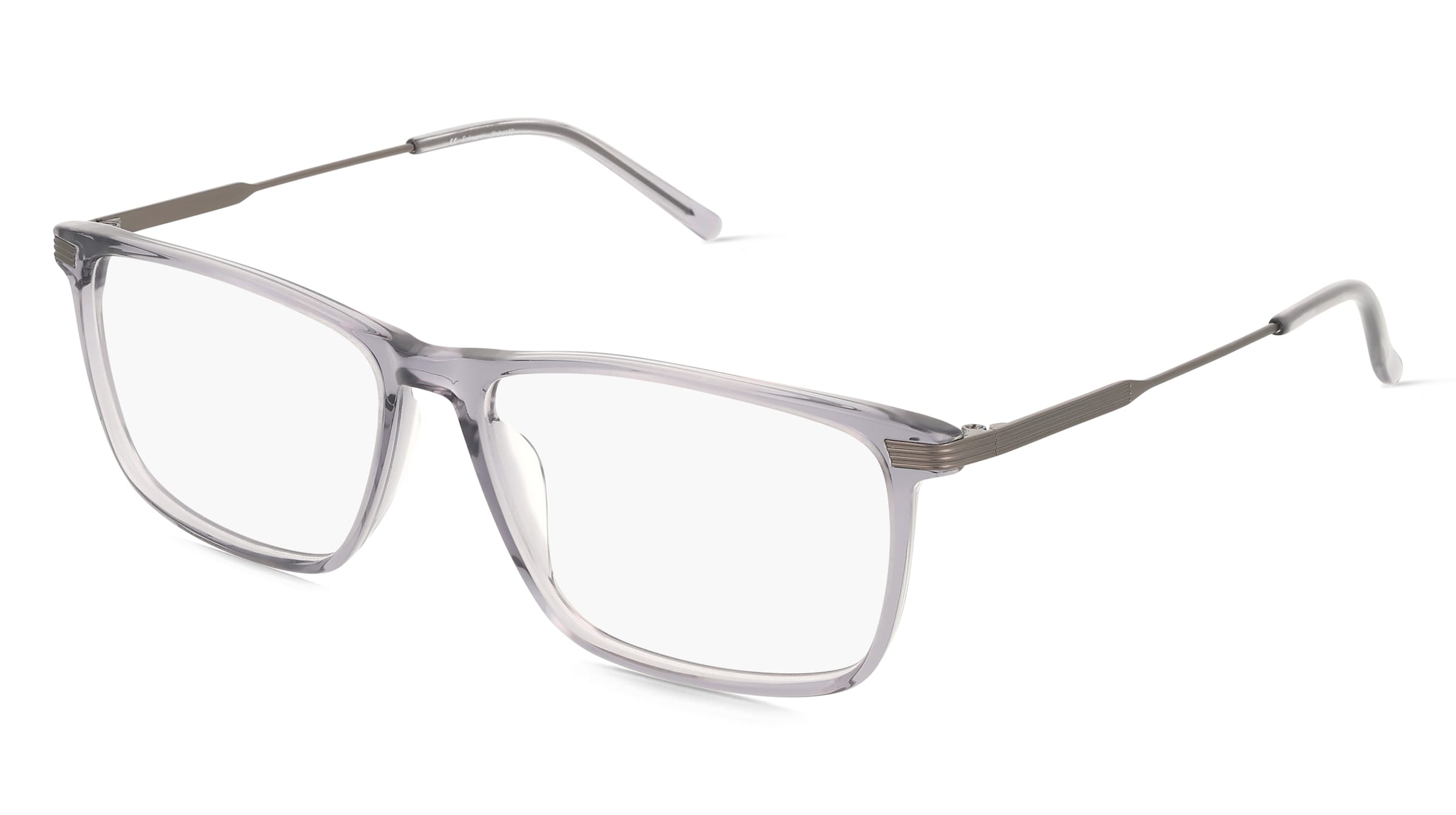 Fielmann 2219 CL LENNARD Herren-Brille inkl. Gläser Vollrand Quadratisch Acetat-Gestell 56/15/145, Grau