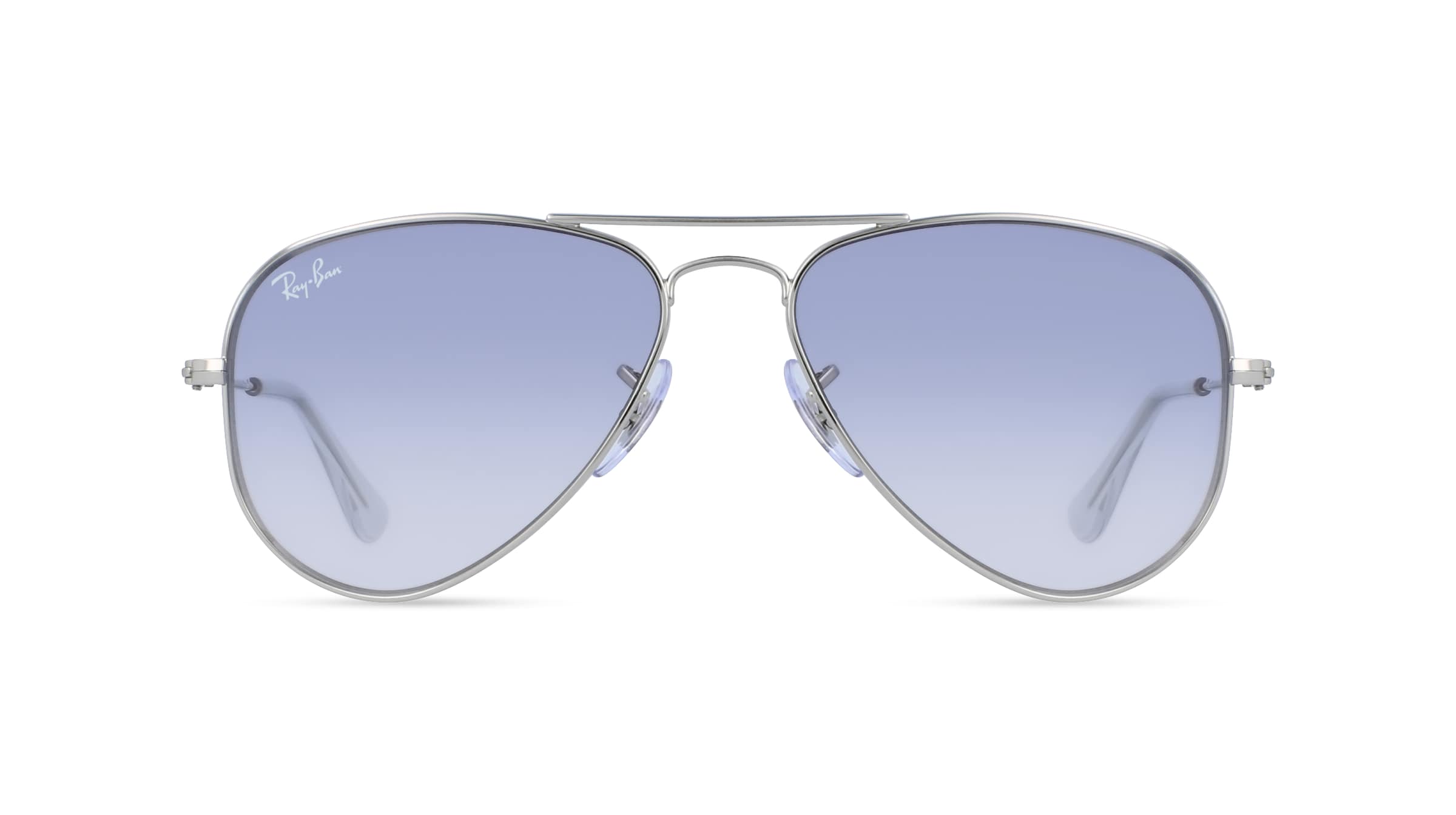 Ray-Ban Junior RJ 9506S AVIATOR Jugend-Sonnenbrille Vollrand Pilot Metall-Gestell, silber