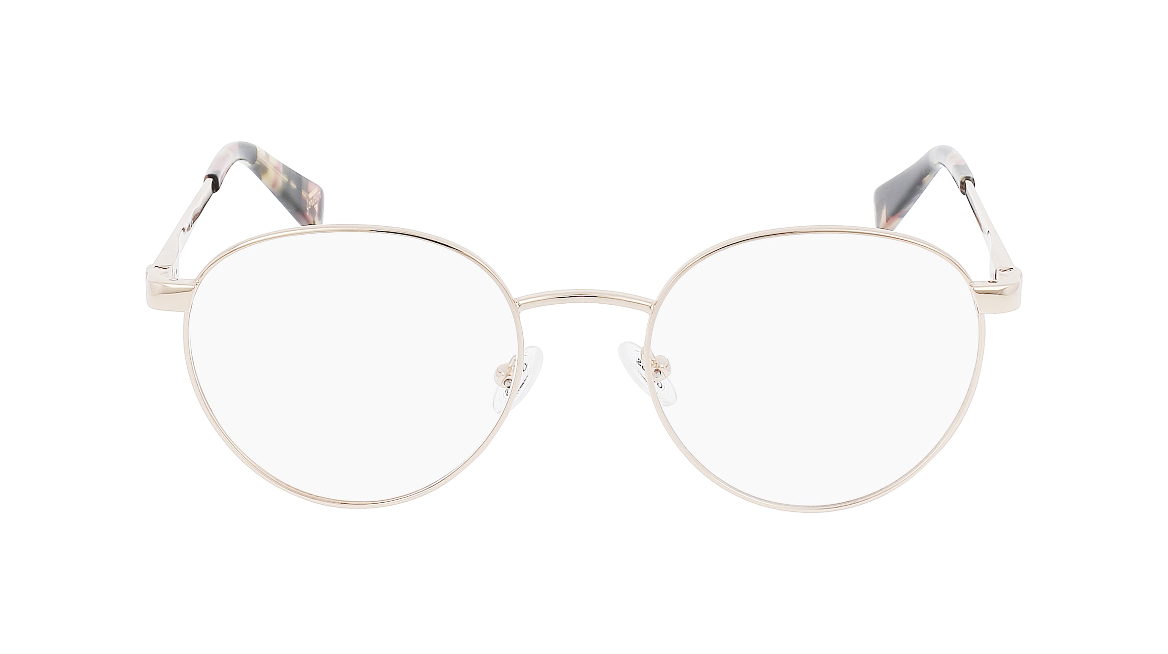 Guess GU5221 Unisex-Brille inkl. Gläser Vollrand Panto Metall-Gestell 51mm/19mm/145mm, braun