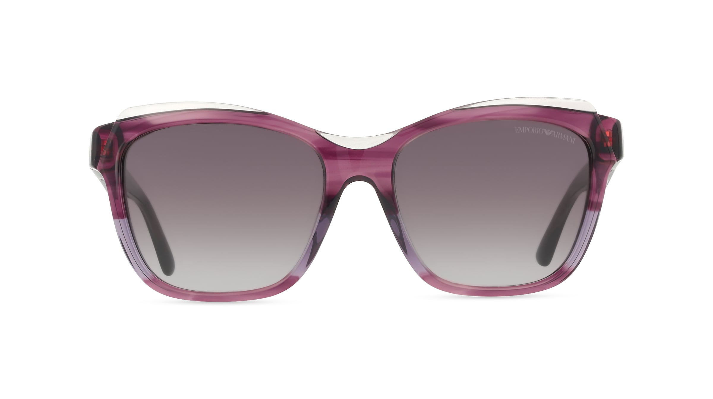 Emporio Armani EA4209 Damen-Sonnenbrille Vollrand Eckig Acetat-Gestell, lila