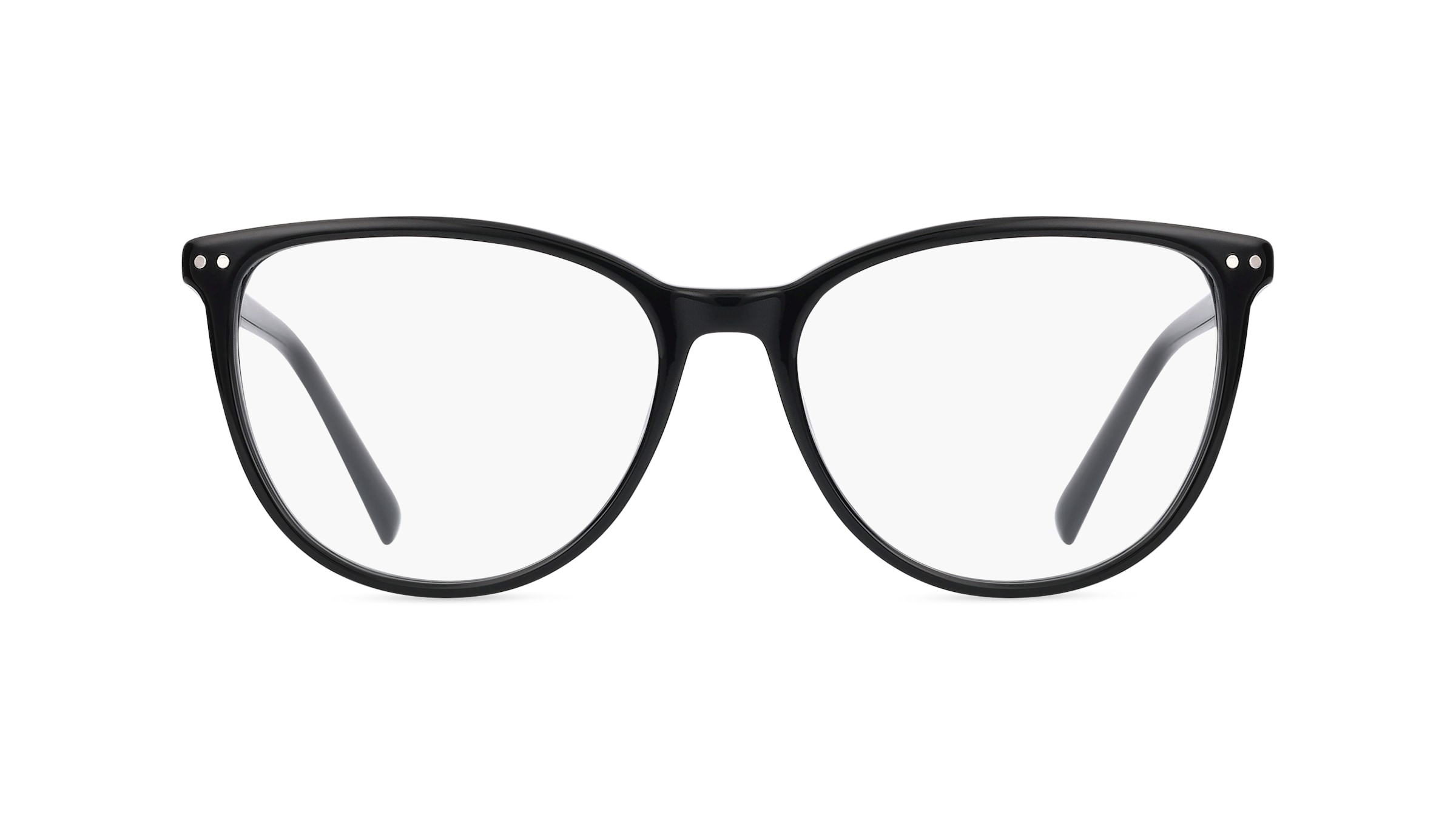 Fielmann MI 049 FA Damen-Brille inkl. Gläser Vollrand Butterfly Acetat-Gestell 54mm/16mm/145mm, schwarz