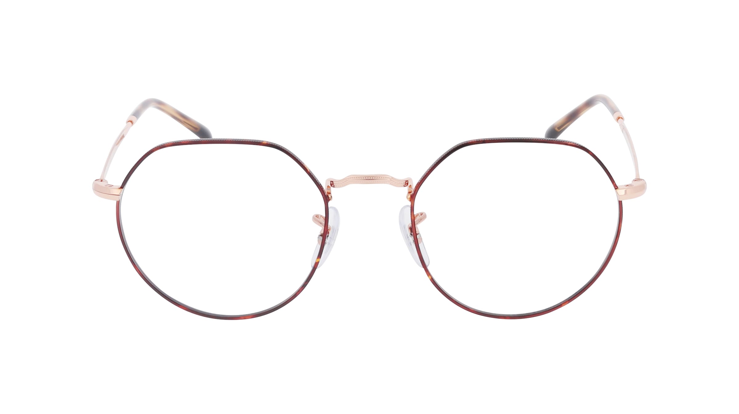 Ray-Ban RX6465 Damen-Brille inkl. Gläser Vollrand Eckig Metall-Gestell 51mm/20mm/140mm, Pink