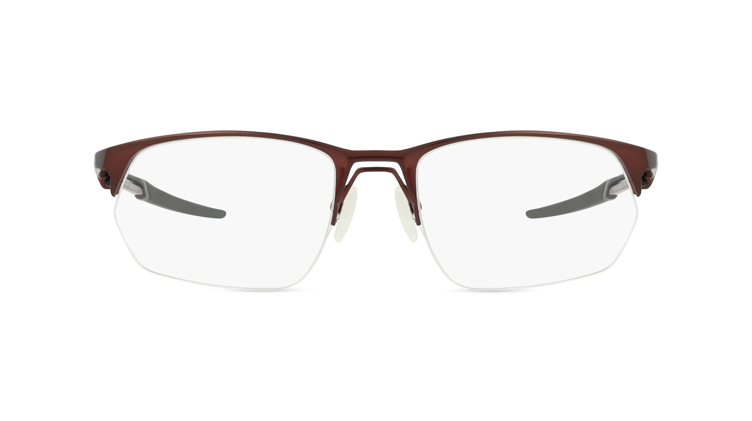 Oakley OX5152 Herren-Brille inkl. Gläser Halbrand Eckig Titan-Gestell 56mm/19mm/140mm, braun