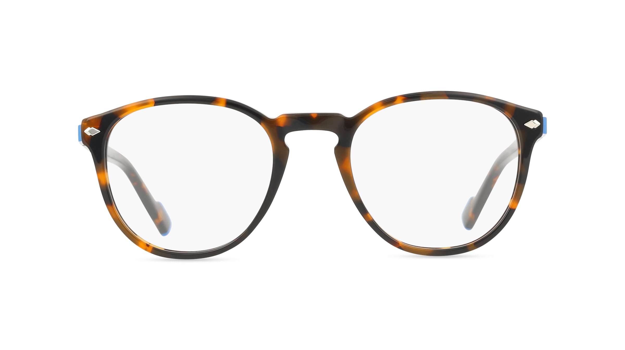 Sting VST502 Unisex-Brille inkl. Gläser Vollrand Panto Acetat-Gestell 50mm/21mm/140mm, Havanna