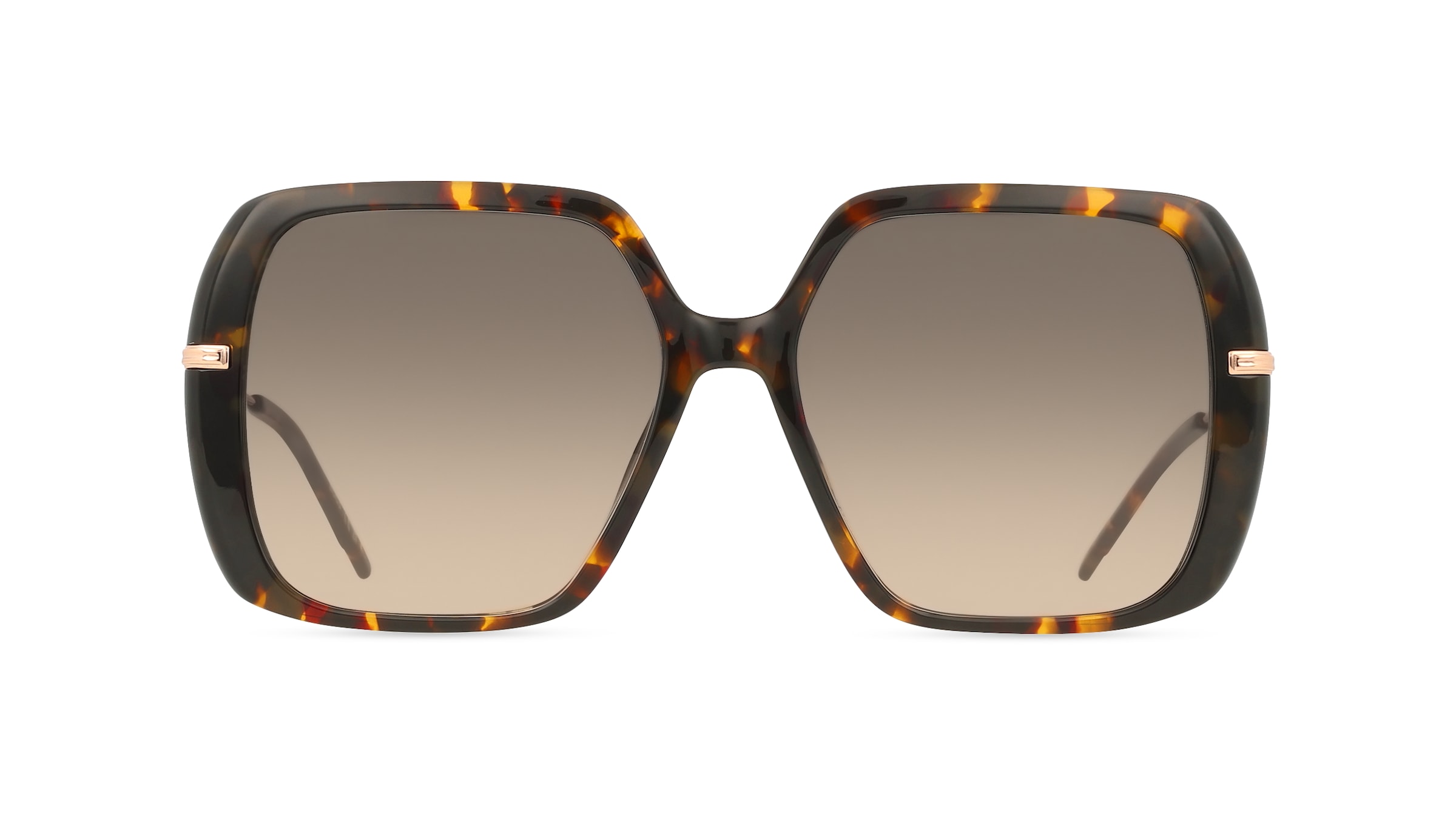 Boss BOSS 1782/S Damen-Sonnenbrille Vollrand Eckig Acetat-Gestell, Gold