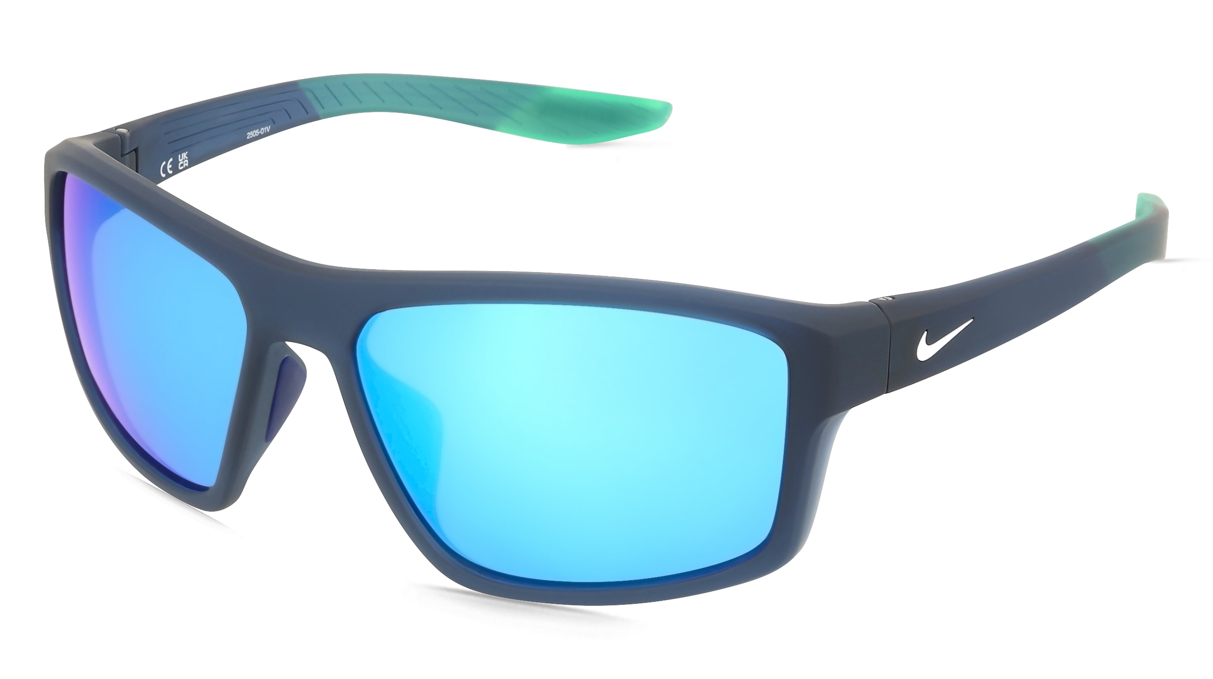 Nike NKIU4698XNN BRAZEN FURY M Herren-Sonnenbrille Vollrand Eckig Kunststoff-Gestell, Blau