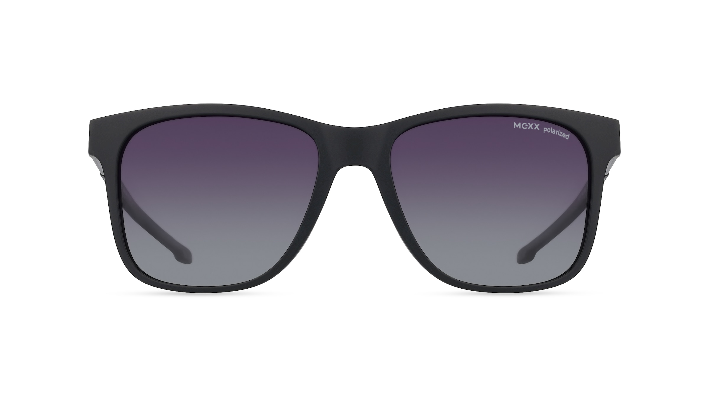 Mexx Eyes 6538 Herren-Sonnenbrille Vollrand Eckig Kunststoff-Gestell, schwarz