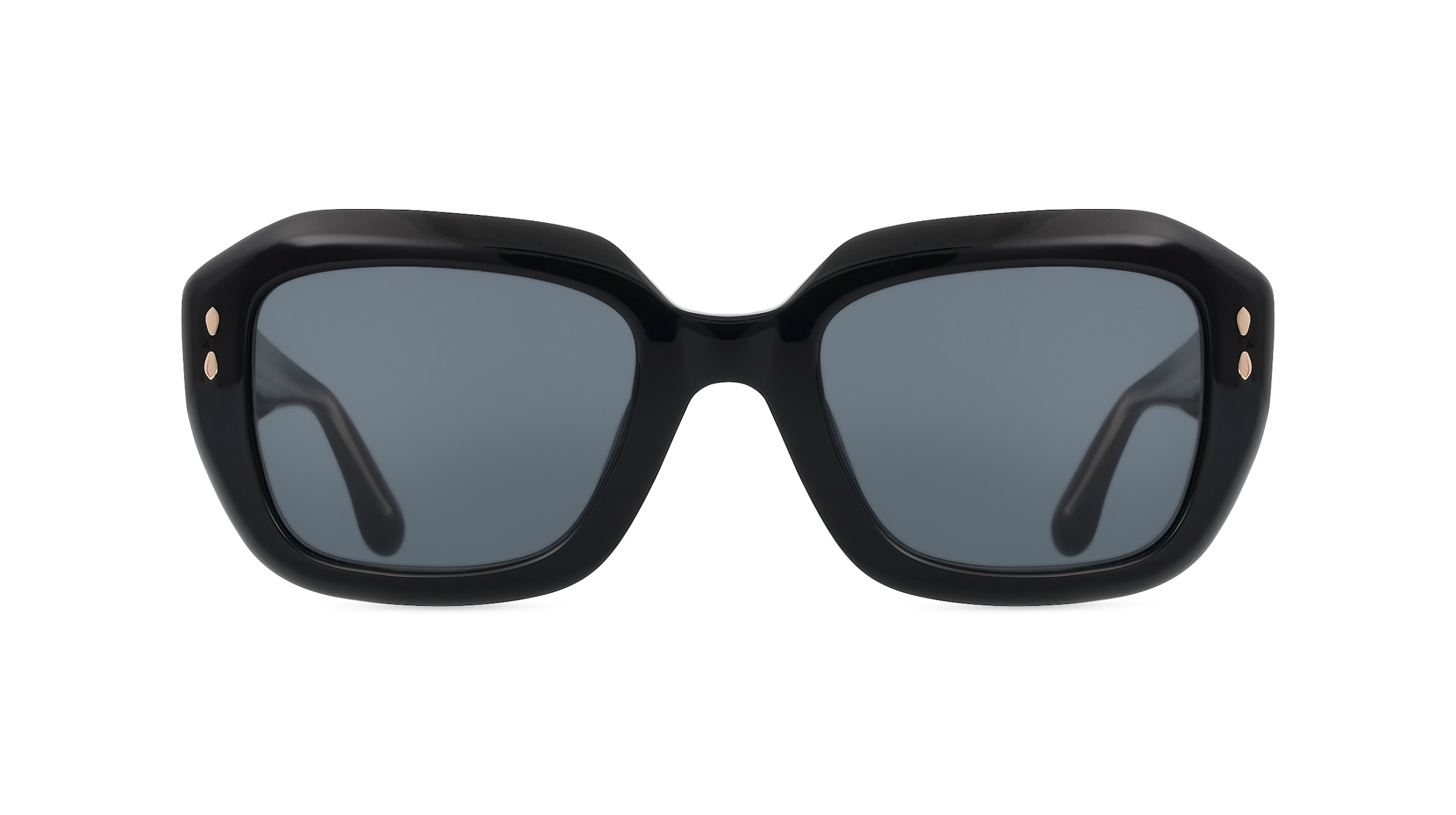 Isabel Marant IM 0108/G/S Damen-Sonnenbrille Vollrand Eckig Acetat-Gestell, schwarz